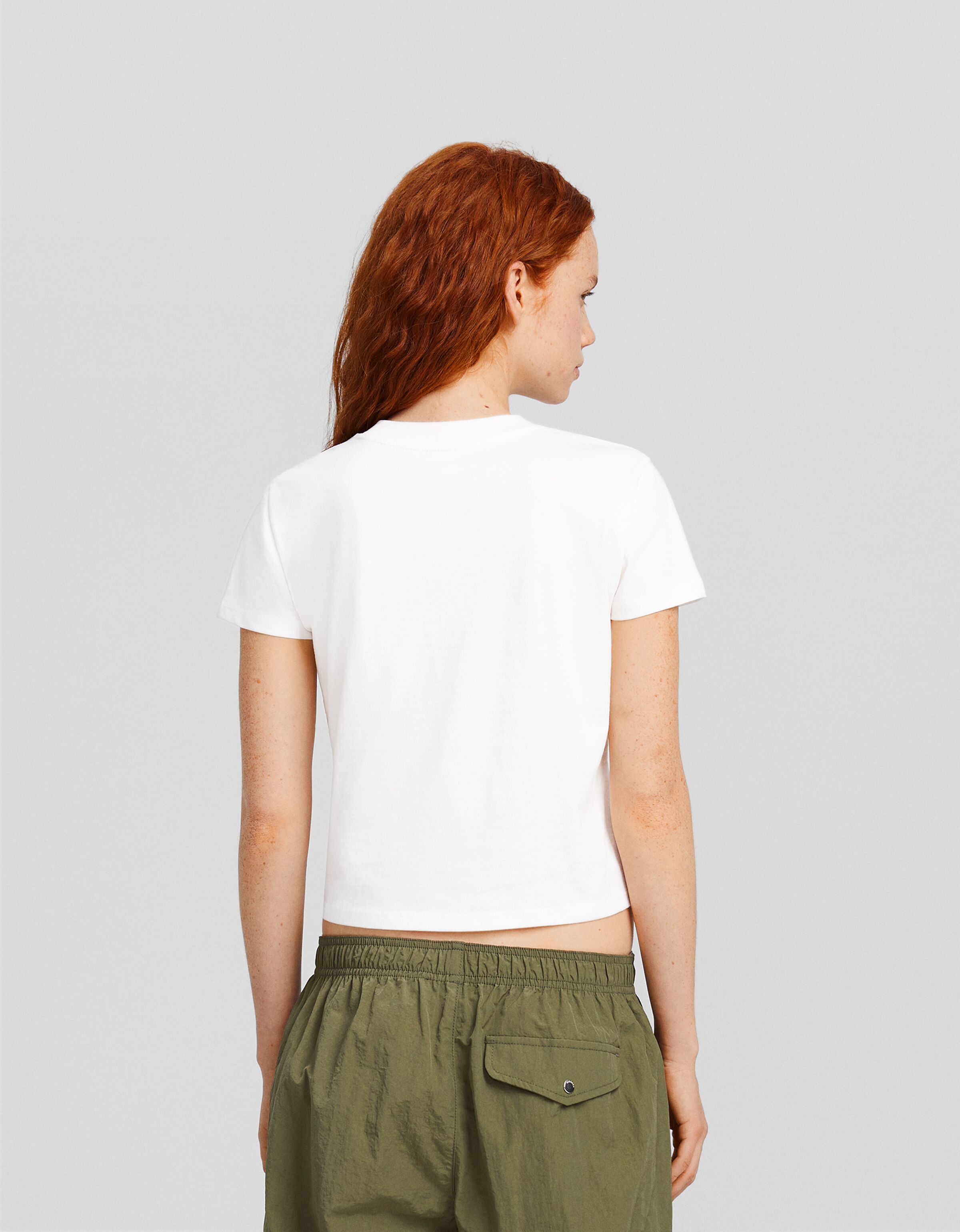 Camiseta manga corta regular fit print