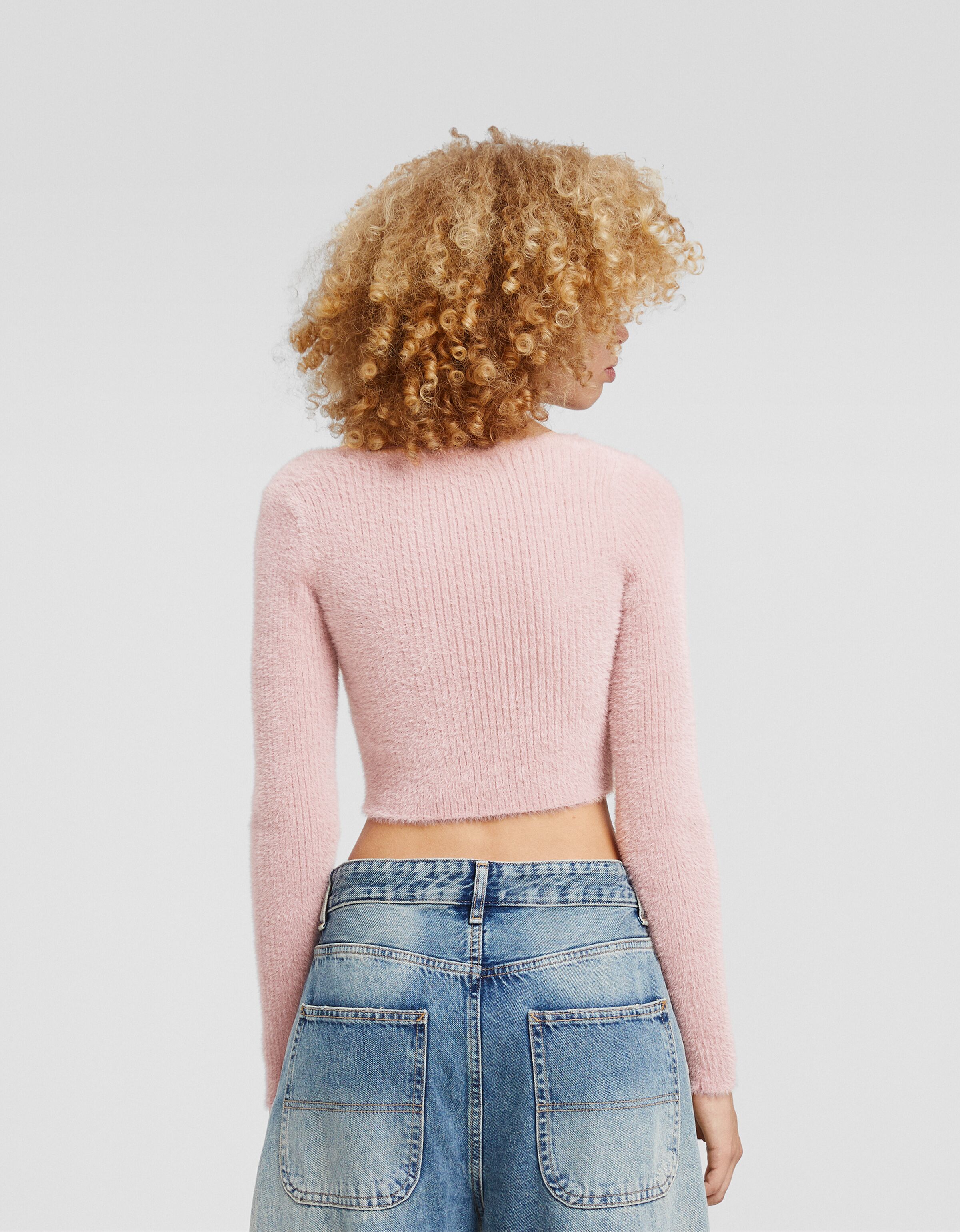 Jersey escote cuadrado