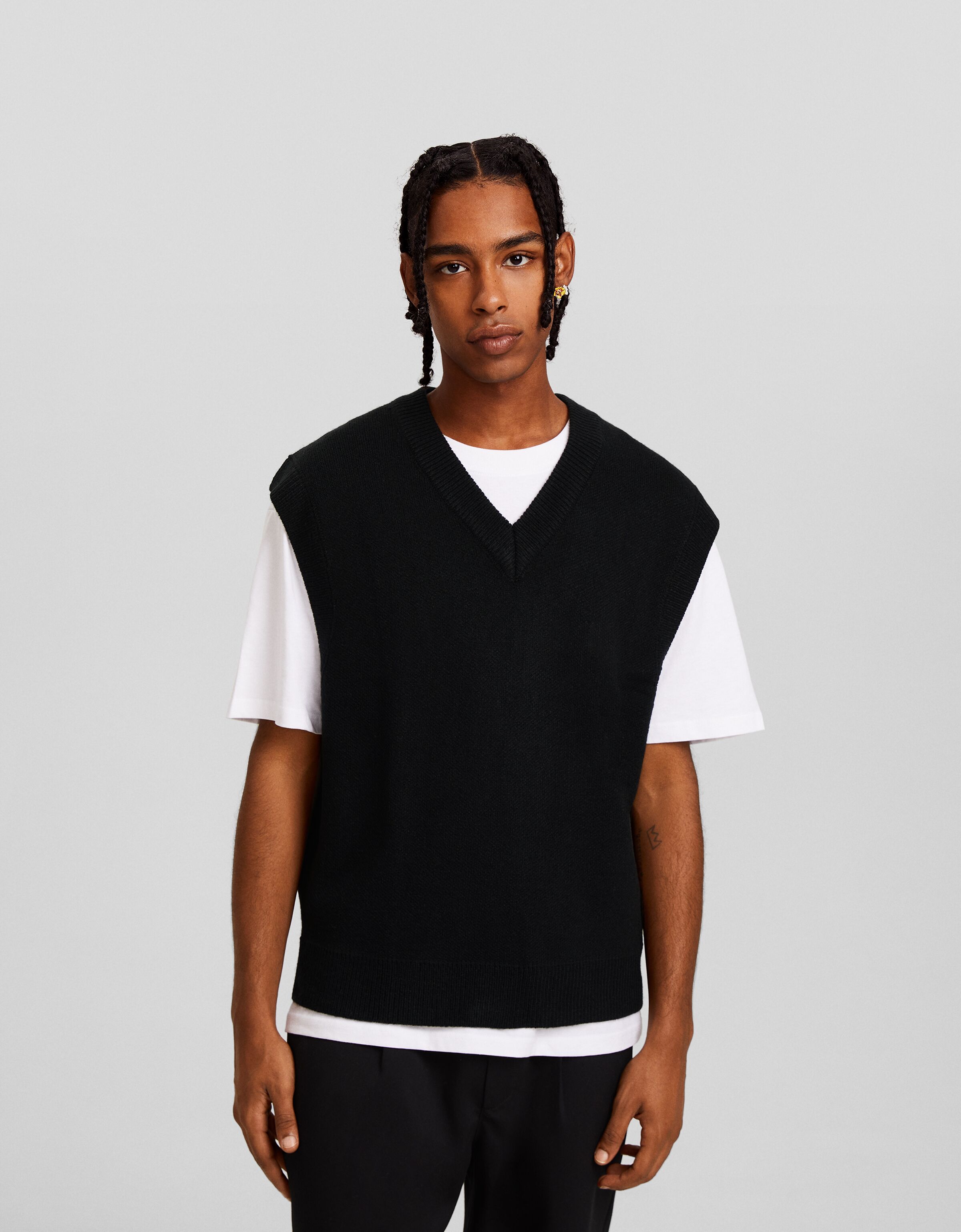 Chaleco punto grueso