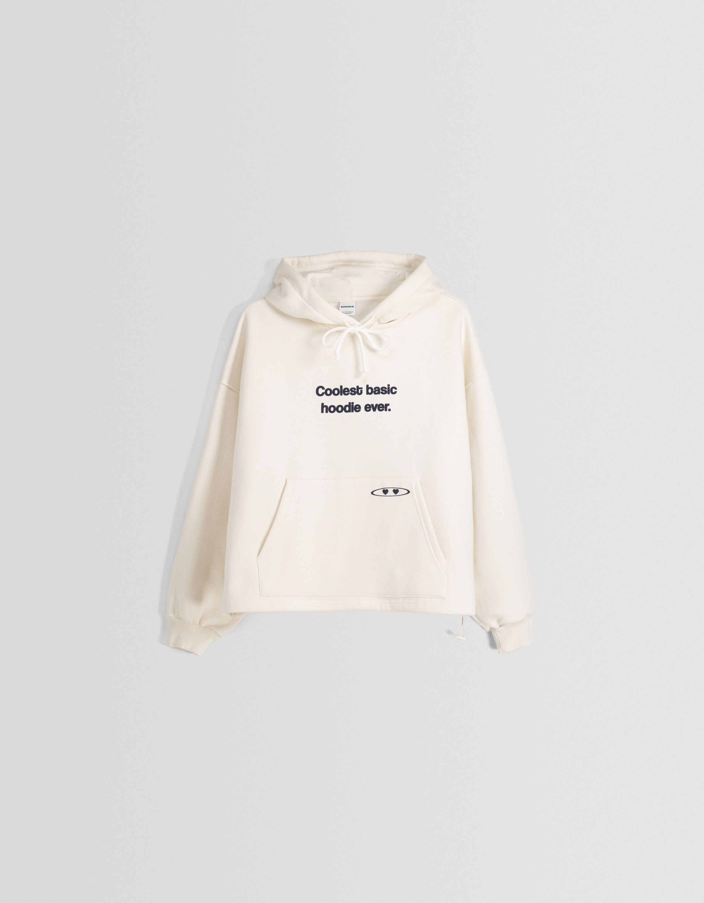 Sudadera capucha oversize print