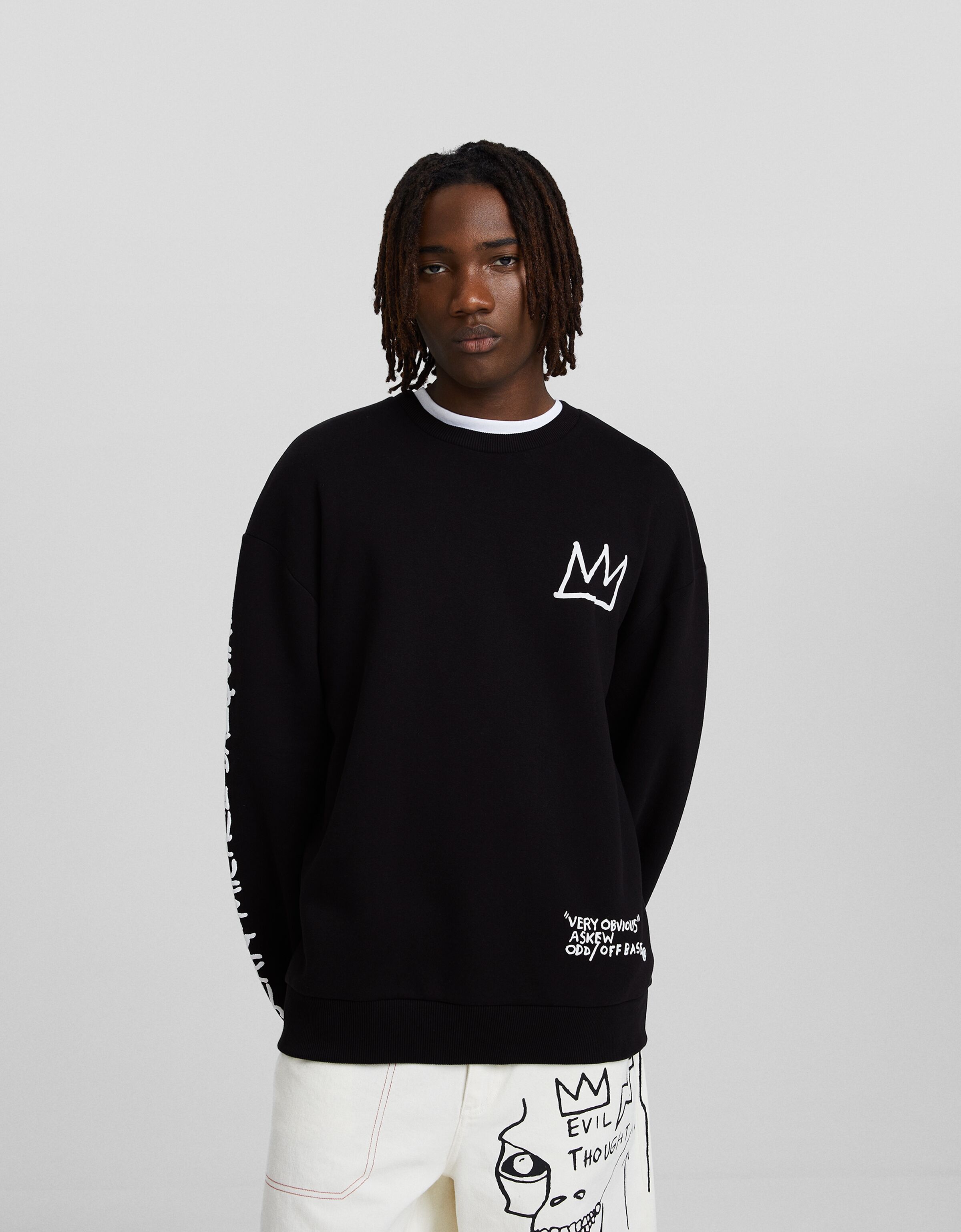 Sudadera Jean-Michel Basquiat print