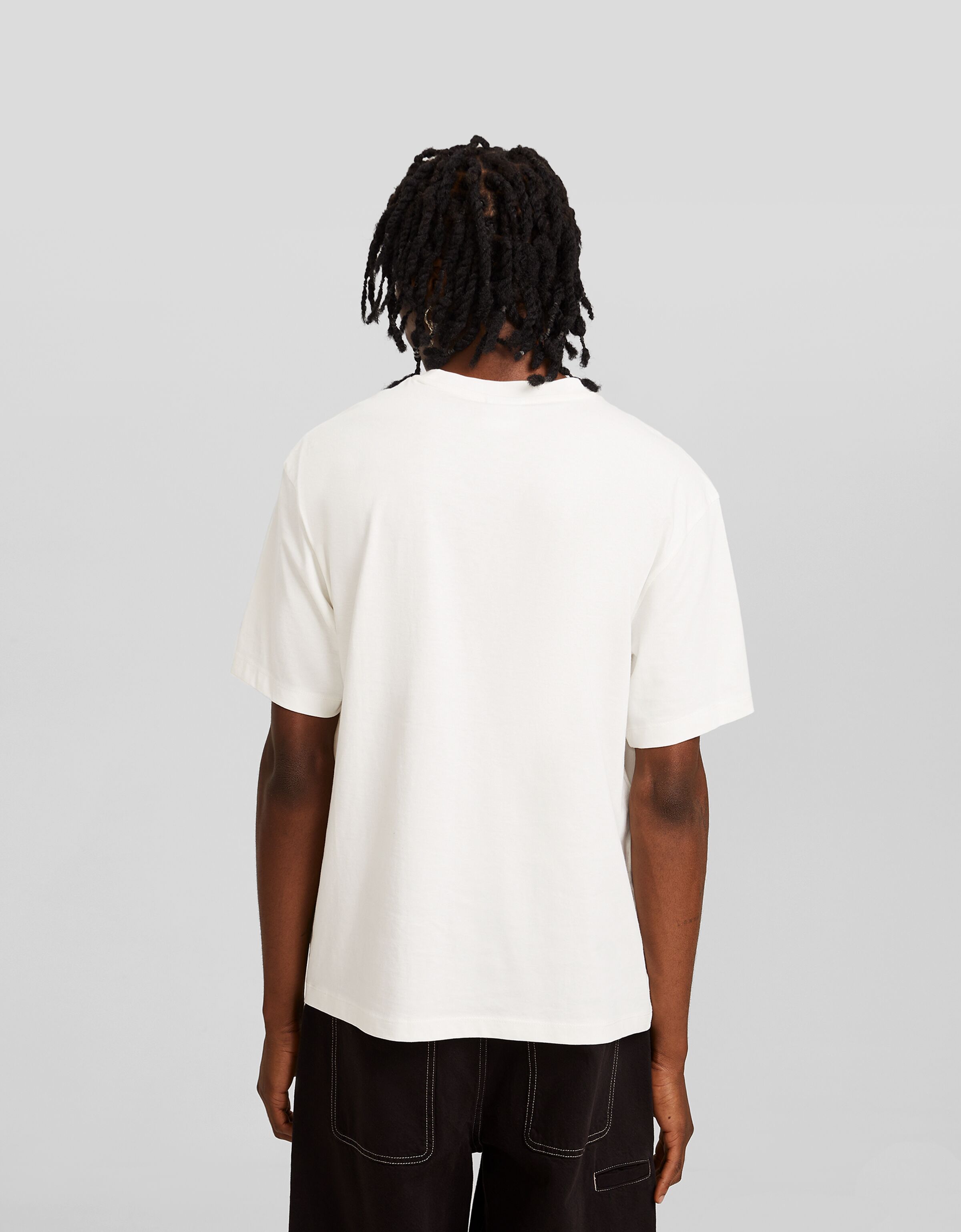 Camiseta Nas manga corta boxy fit print