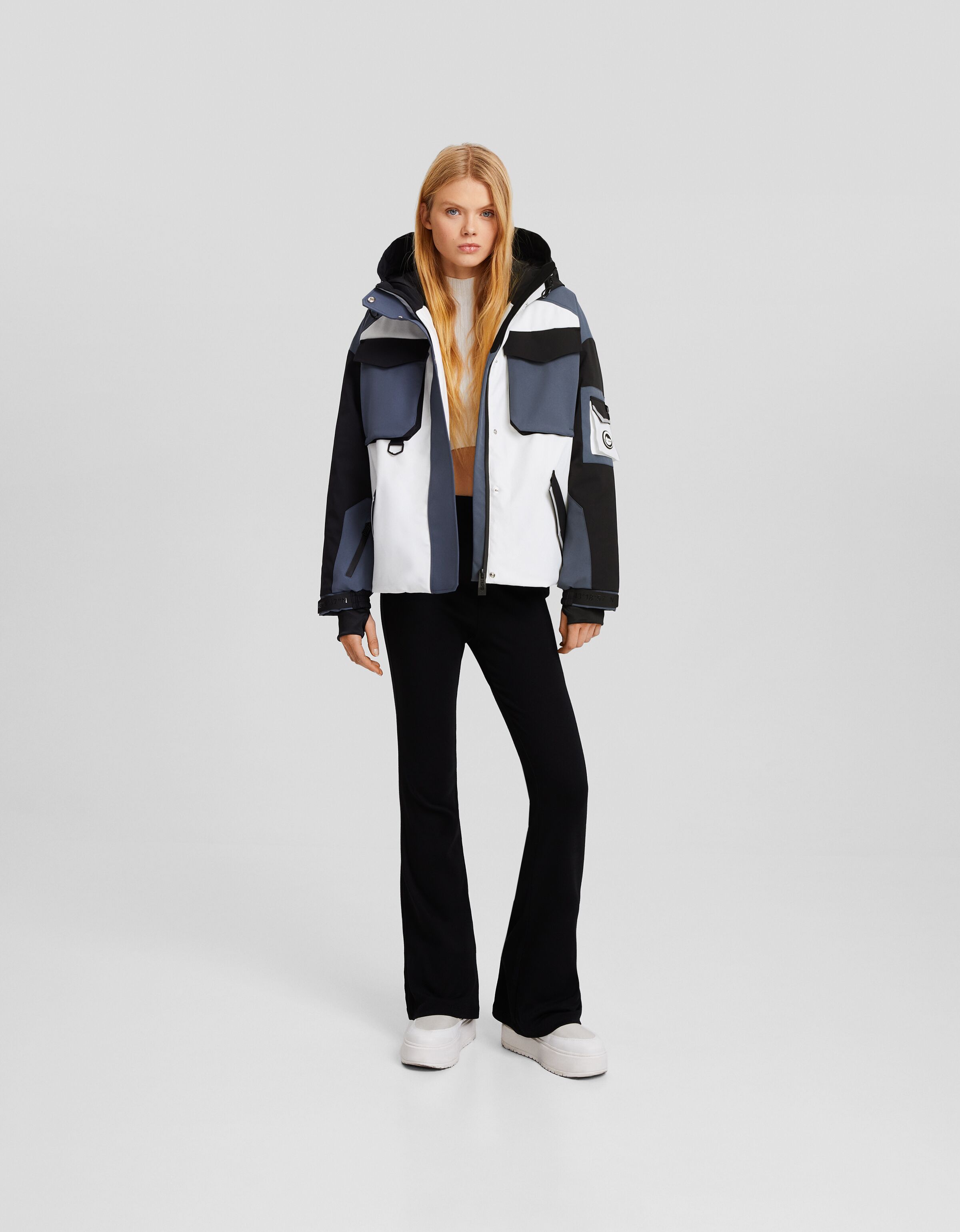 Cazadora técnica capucha Ski Collection