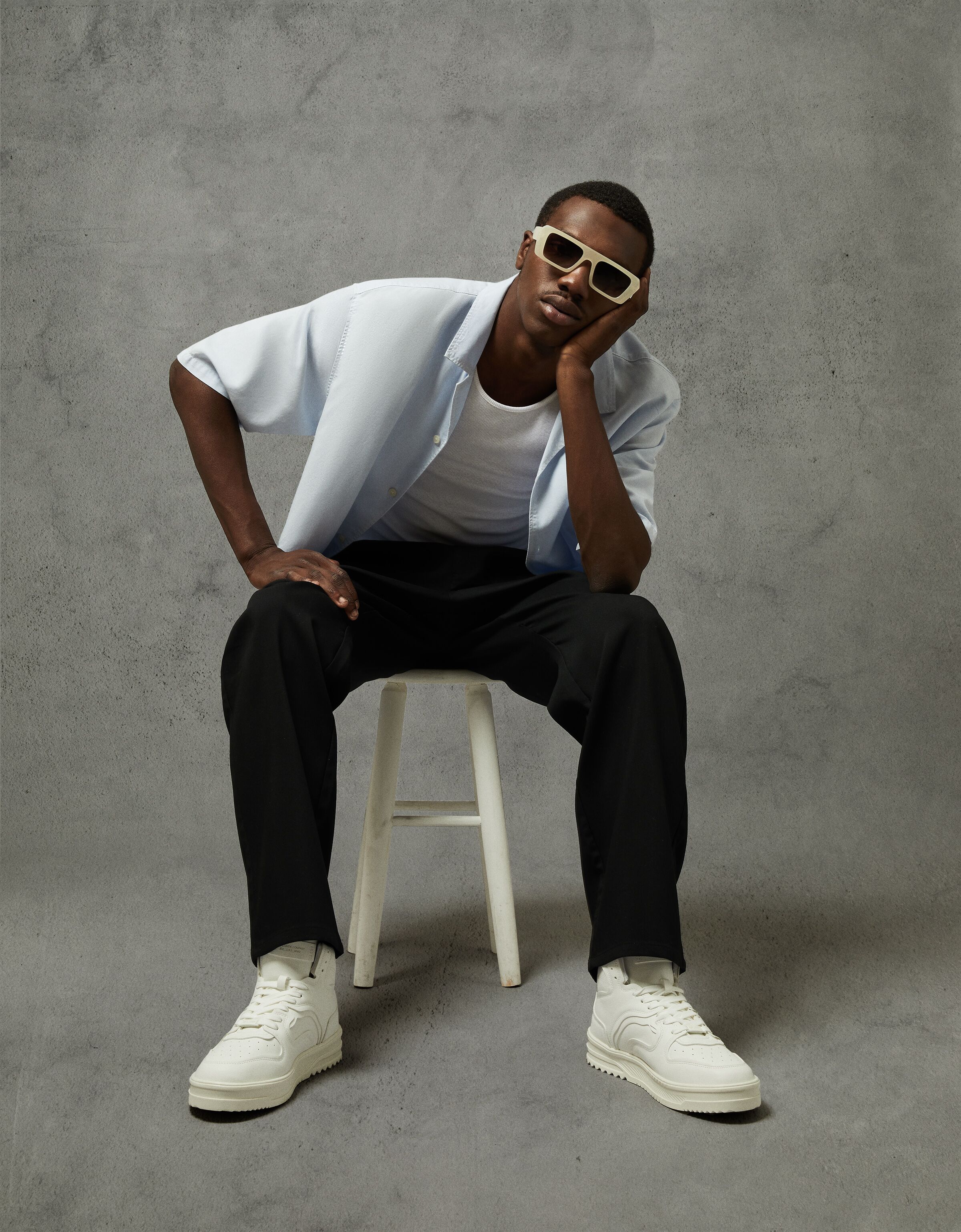 Zapatillas abotinadas multicapas hombre