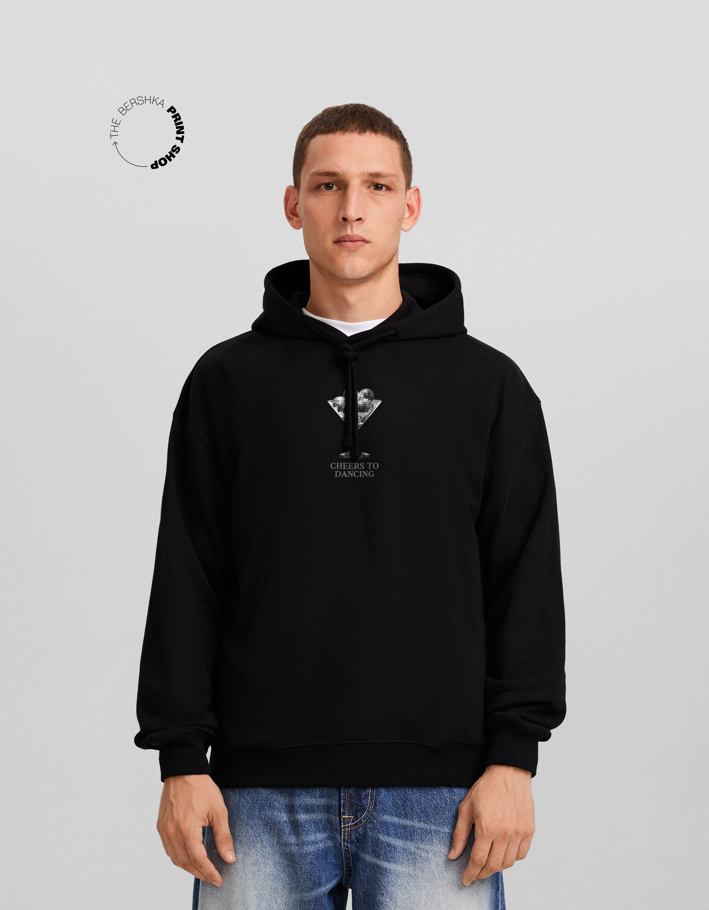 Sudadera Trending Now capucha oversize print