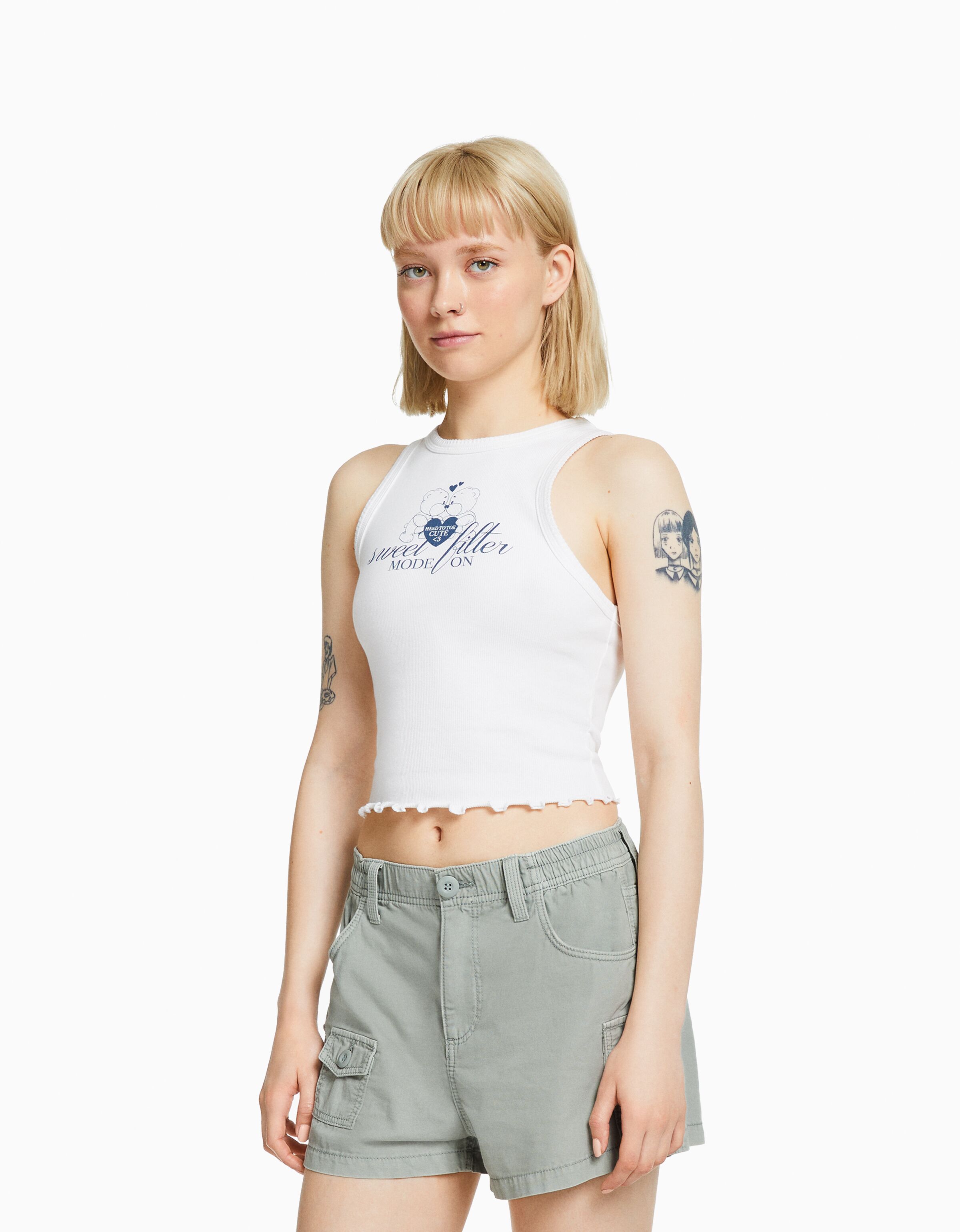 Short algodón multicargo