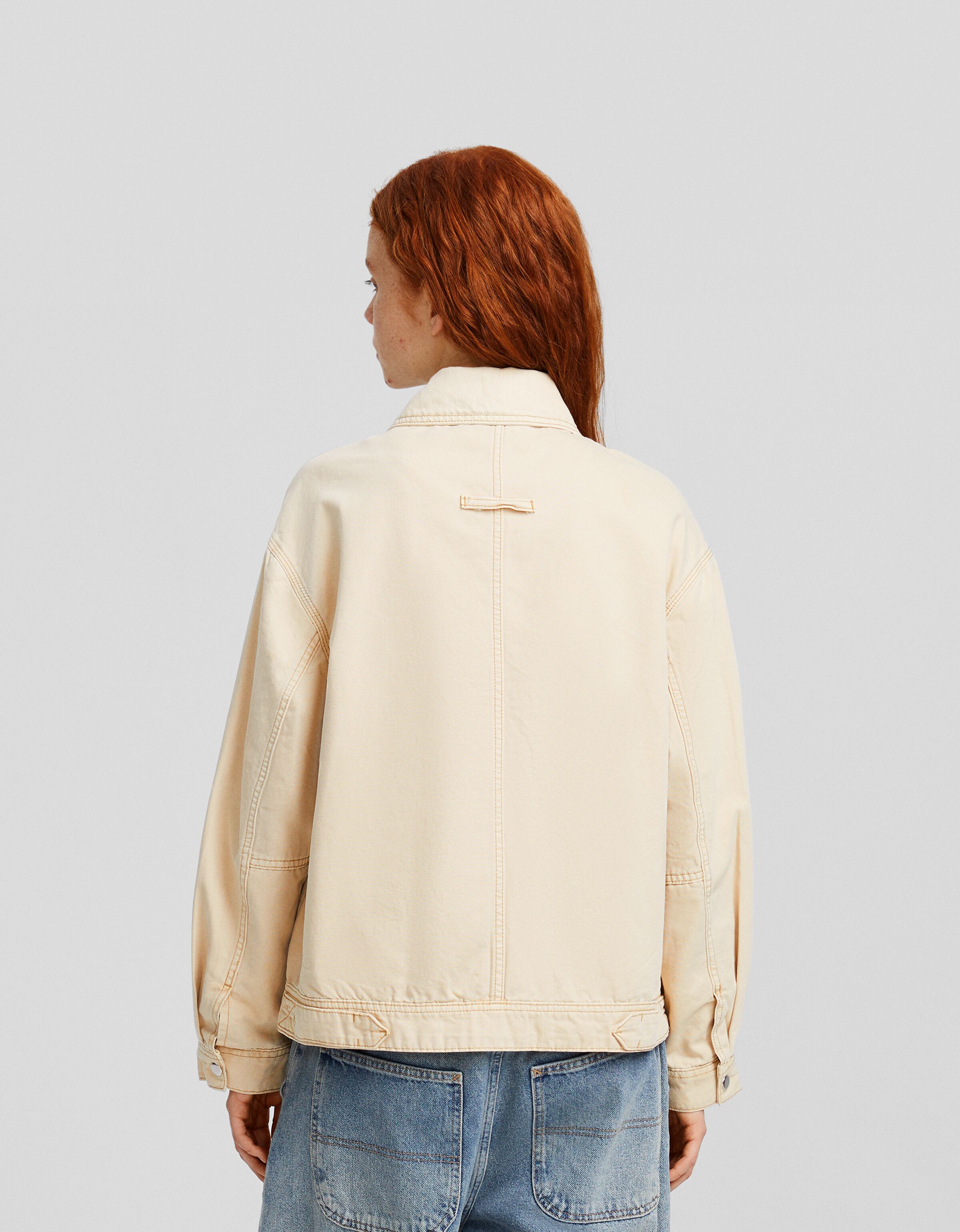 Cazadora worker canvas acolchada