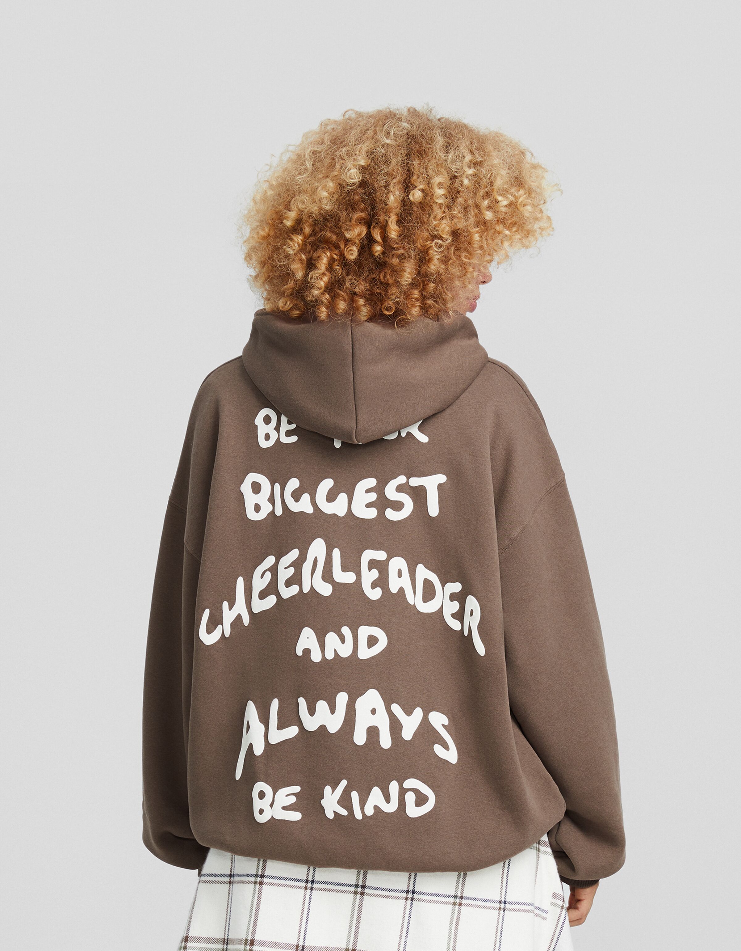 Sudadera capucha print