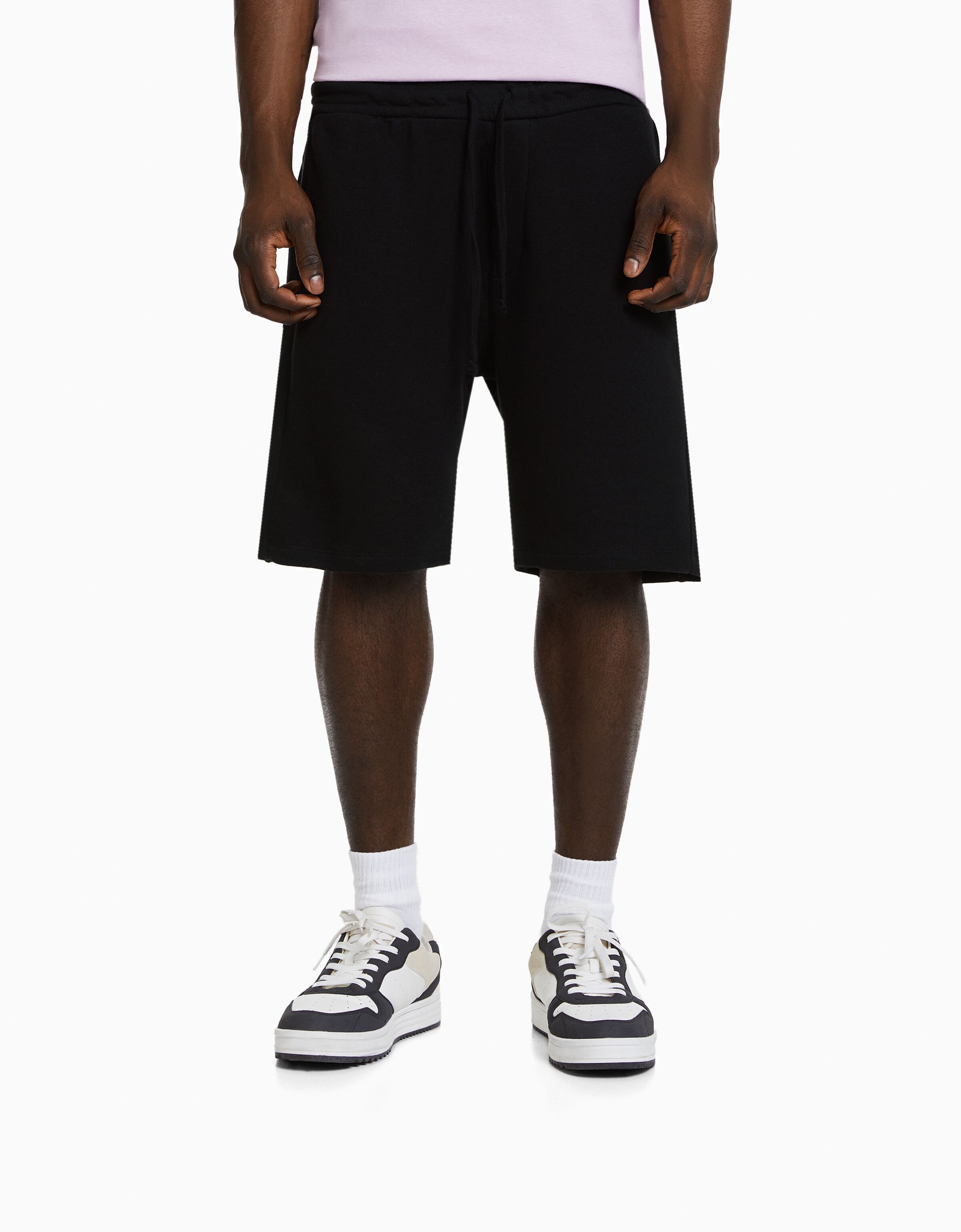 Bermuda básica felpa