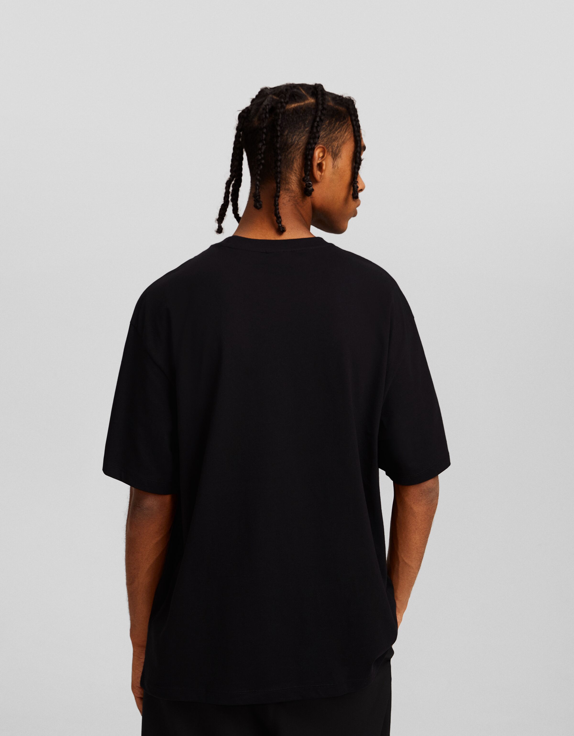 Camiseta Claude Monet manga corta boxy fit print