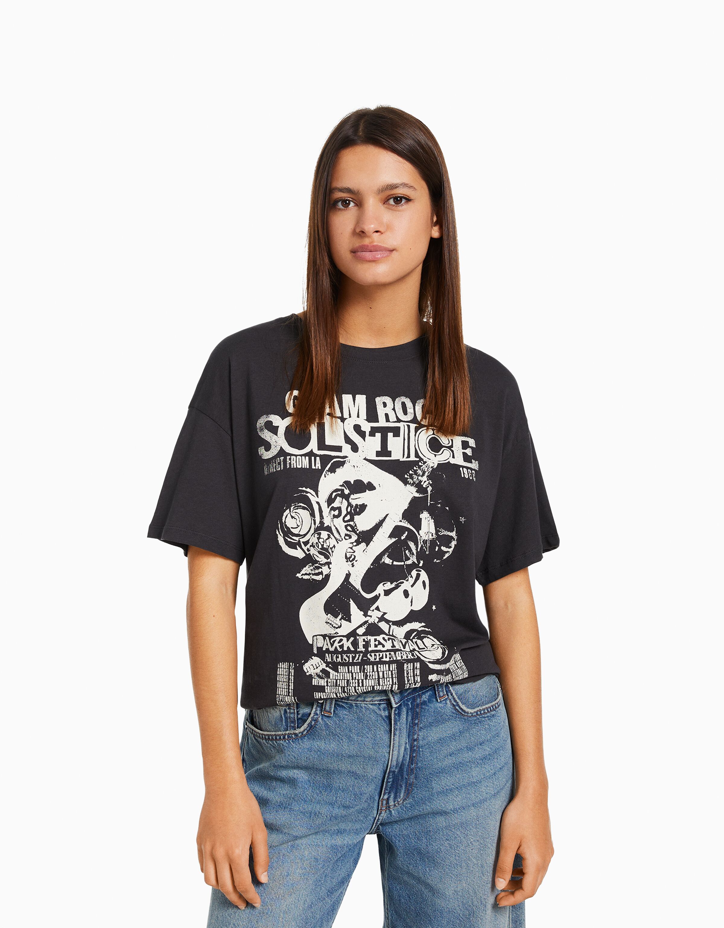 Camiseta manga corta print
