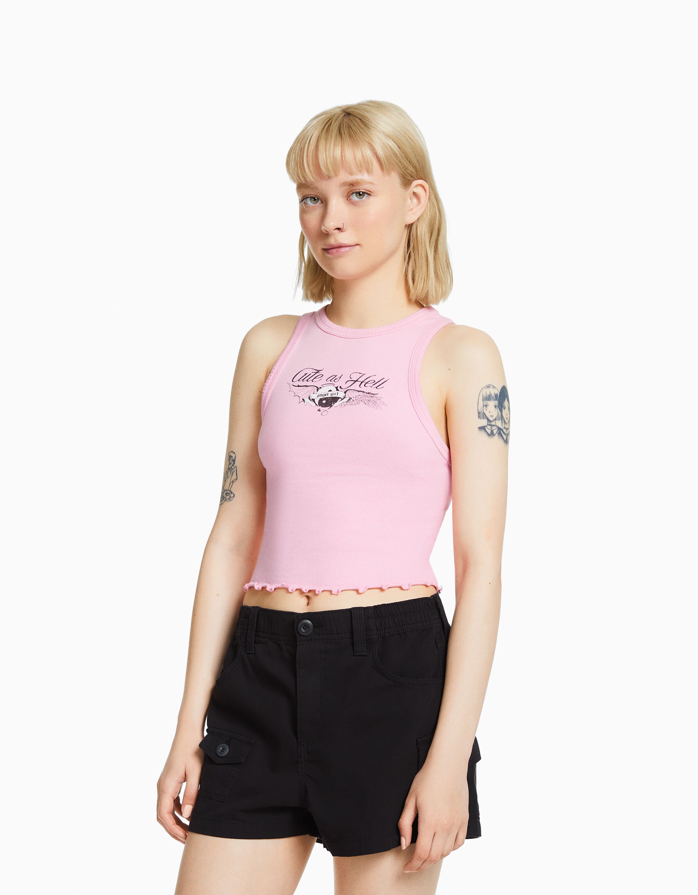 Short algodón multicargo