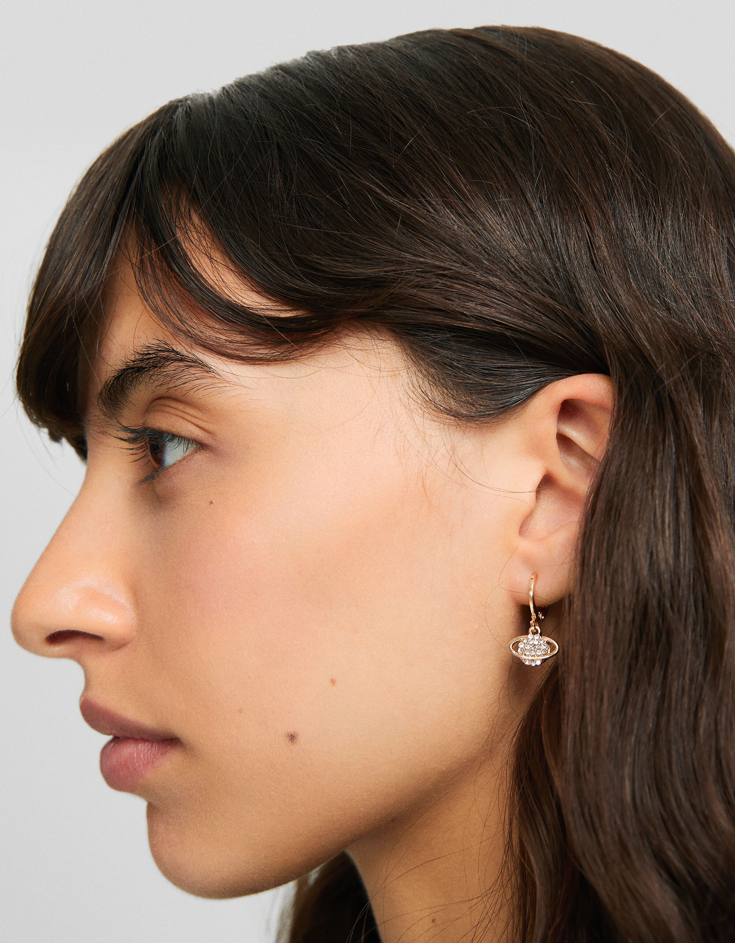 Set 9 pendientes estrella rayo planeta pedrería