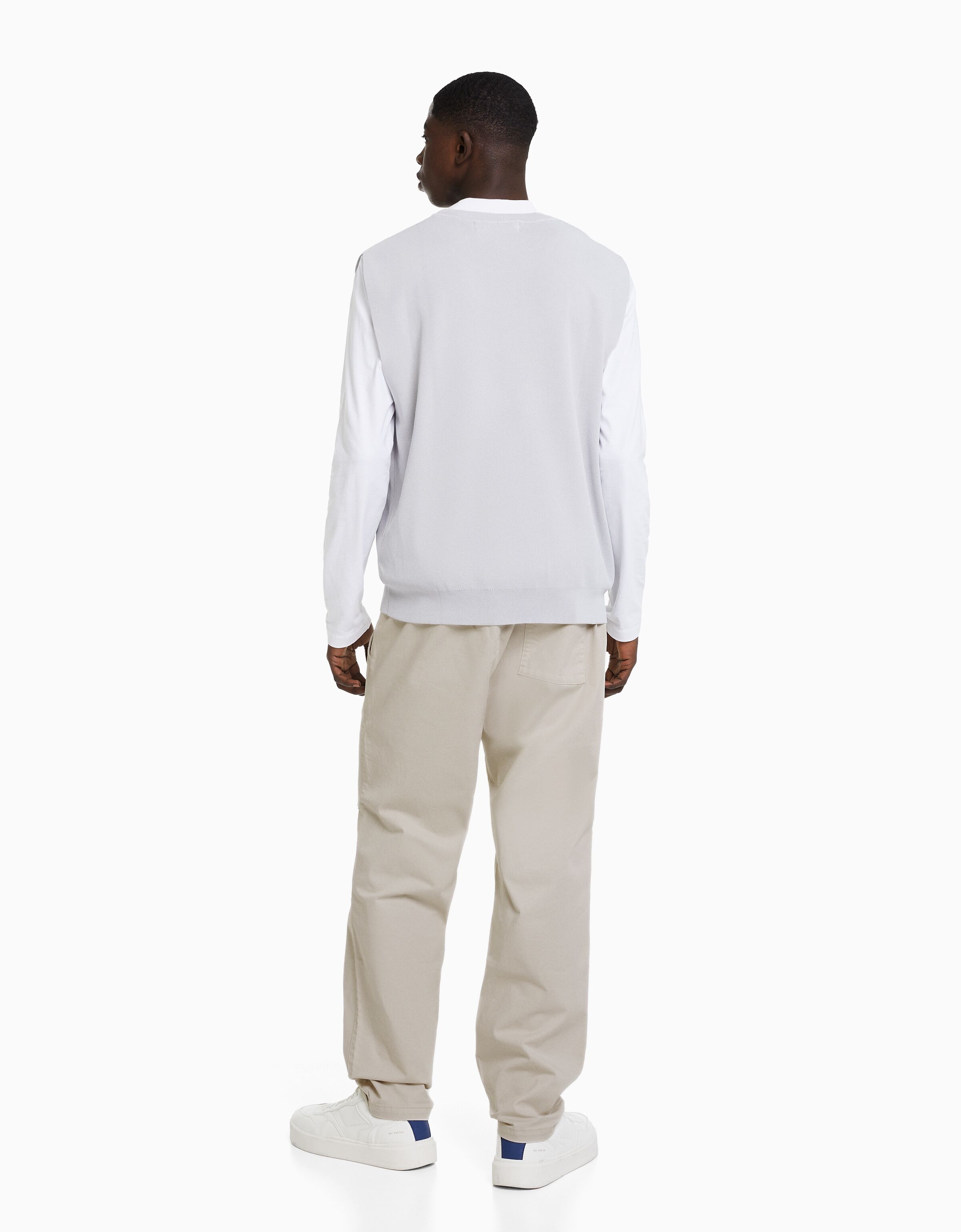 Pantalón loose con algodón