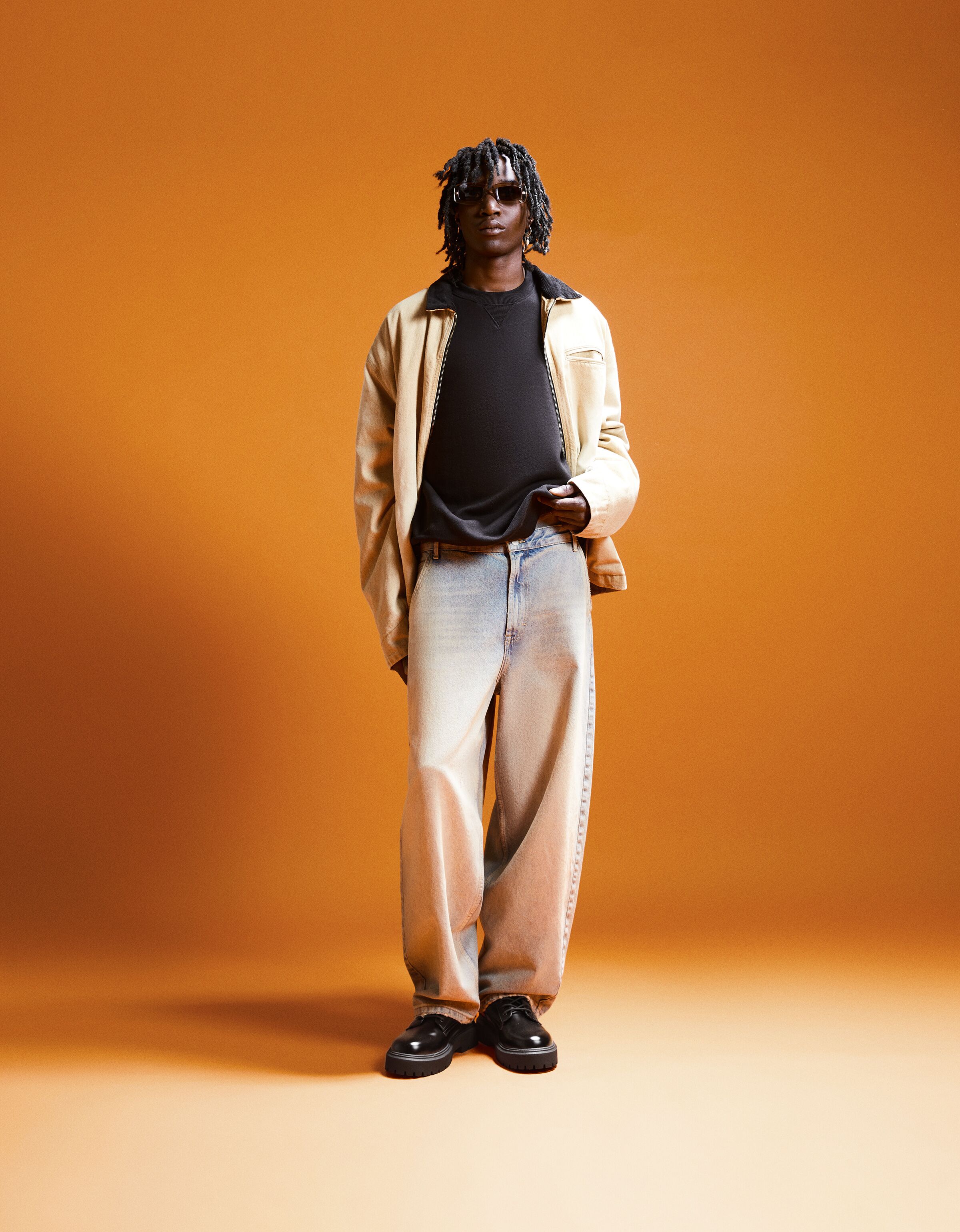 Botines acordonados suela track hombre