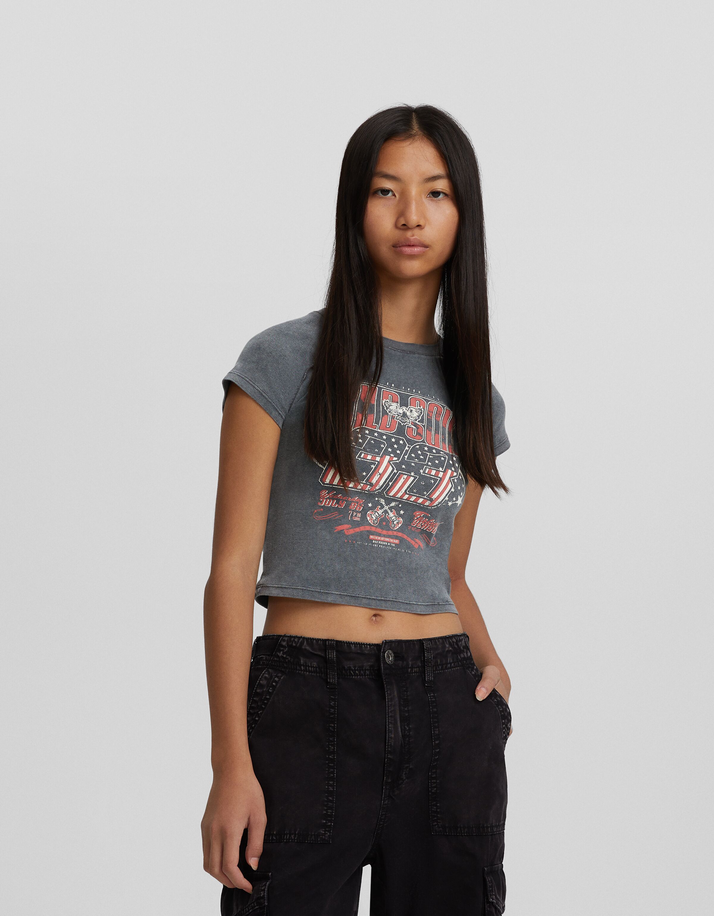 Camiseta manga corta print