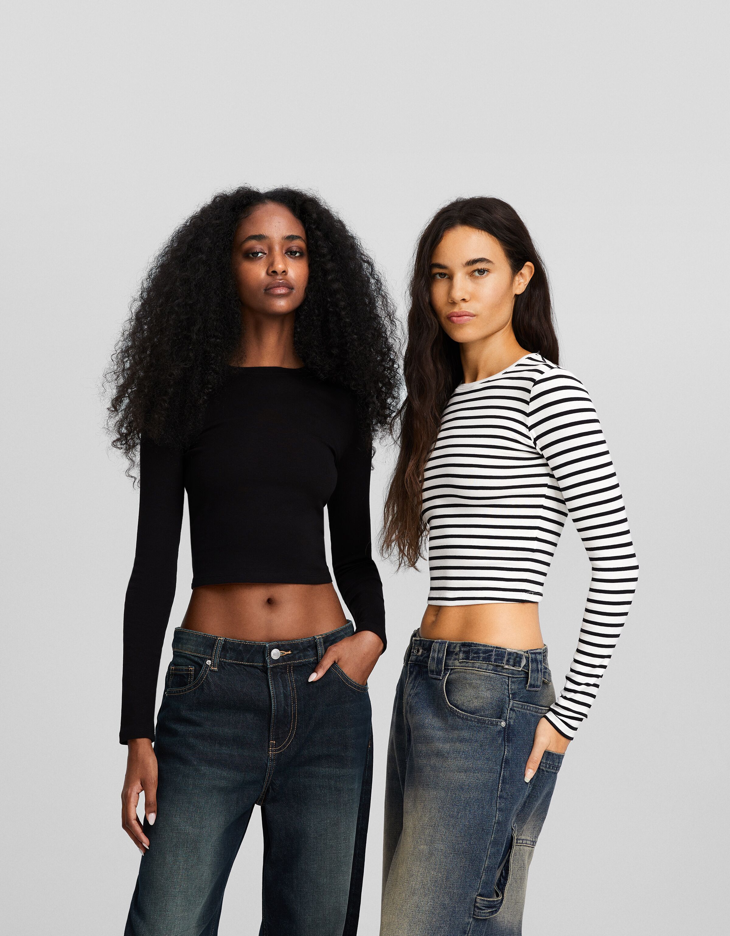 Pack 2 camisetas cuello redondo