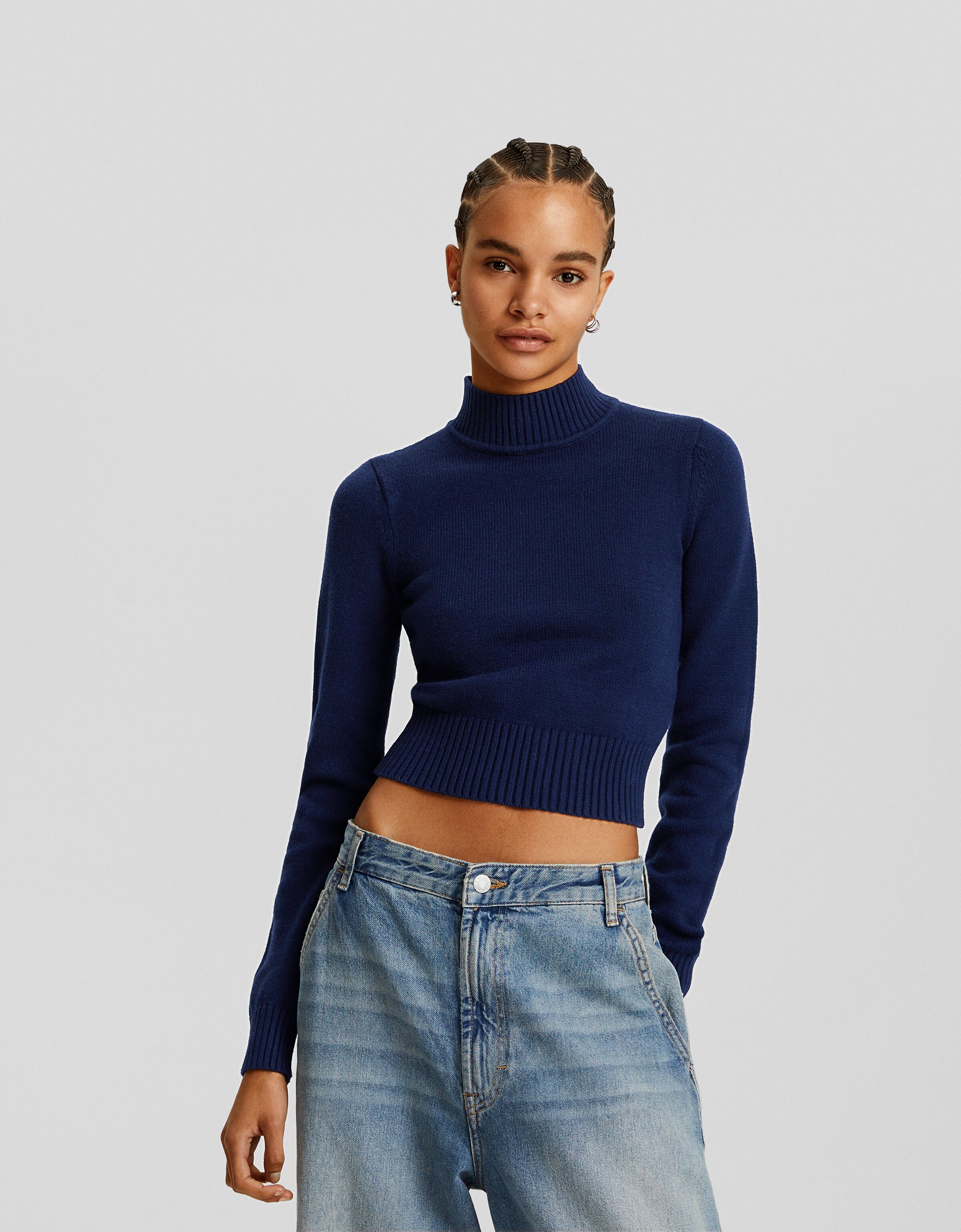 Jersey cuello subido