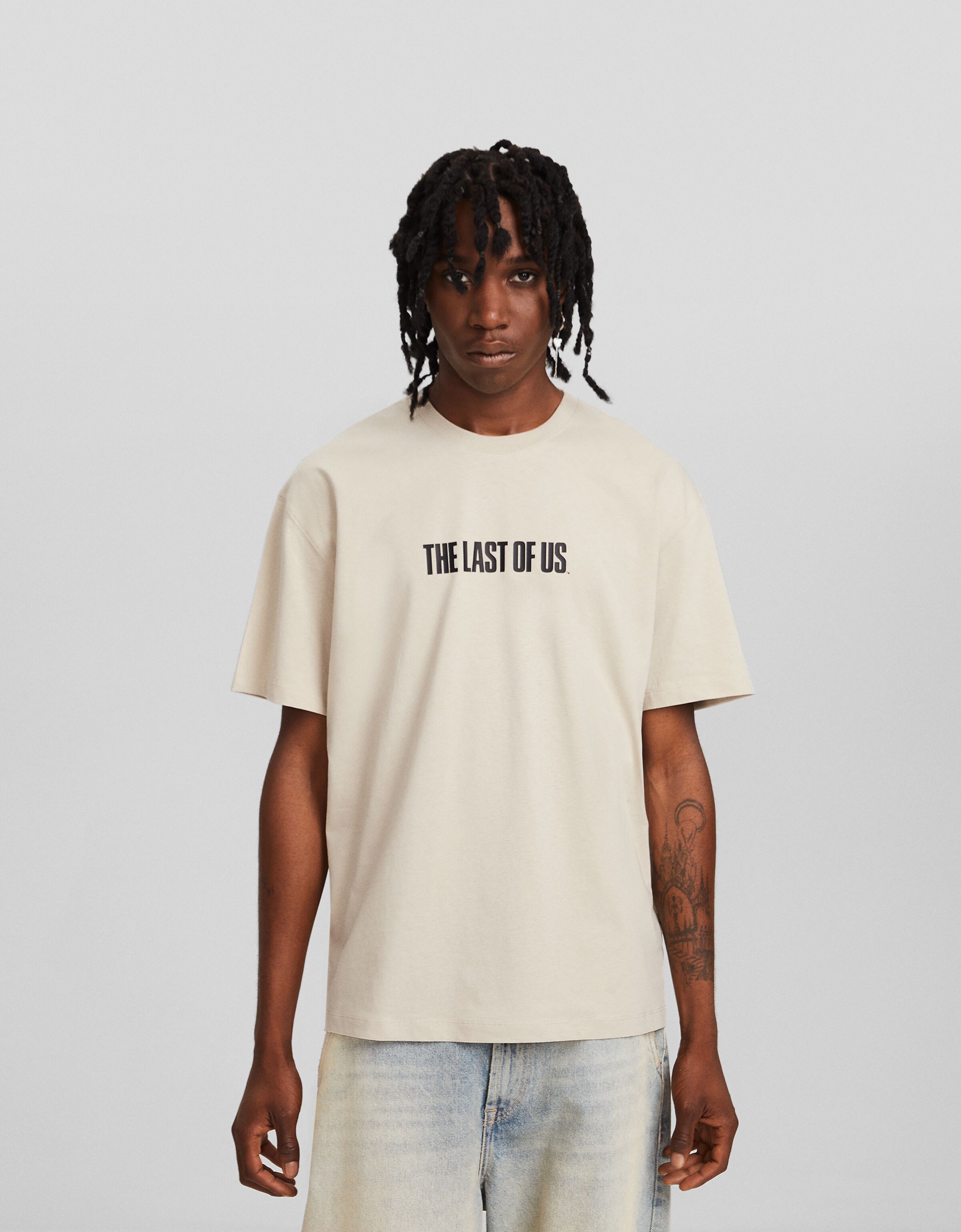 Camiseta The Last of Us manga corta boxy fit print