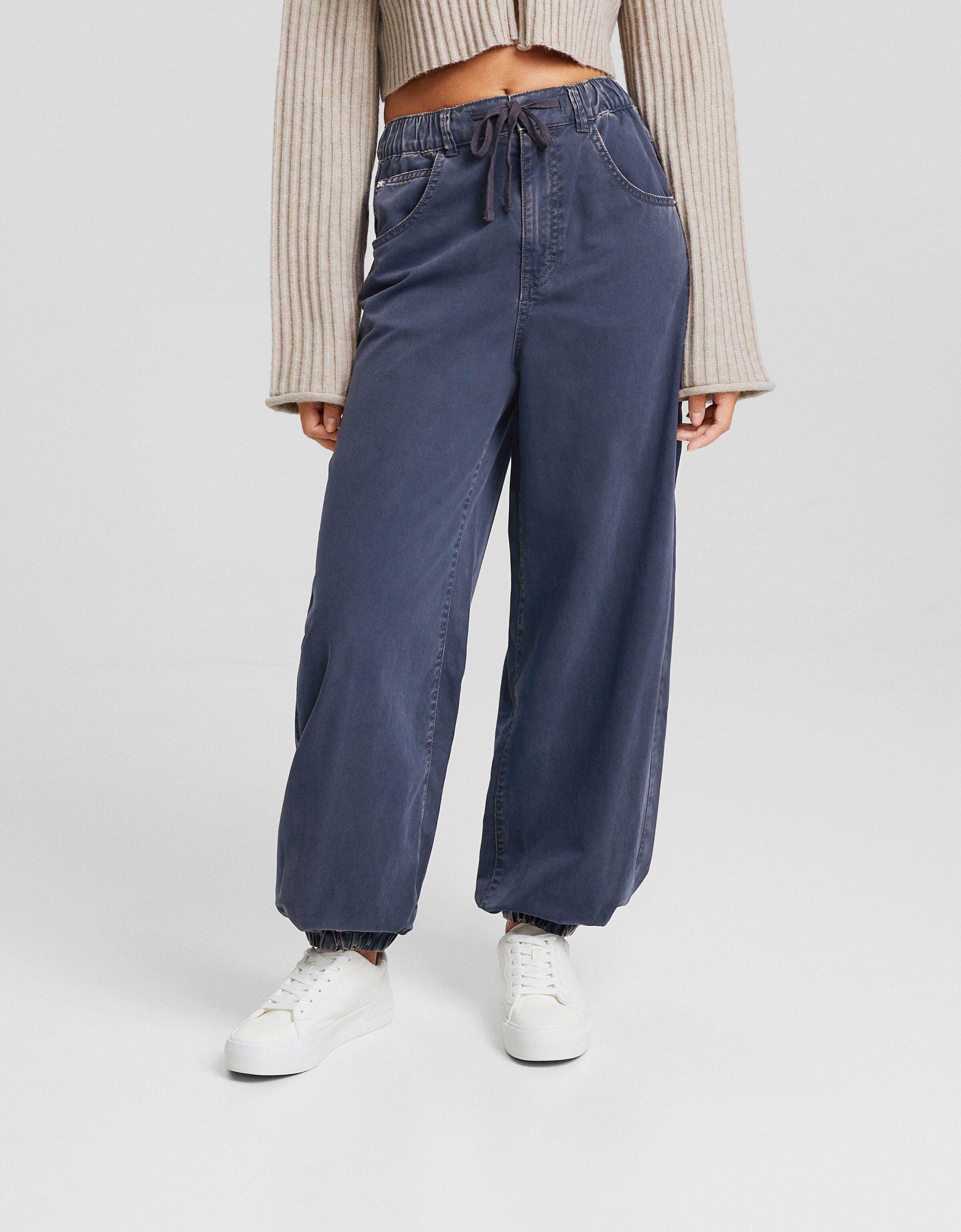 Pantalón jogger algodón cordón