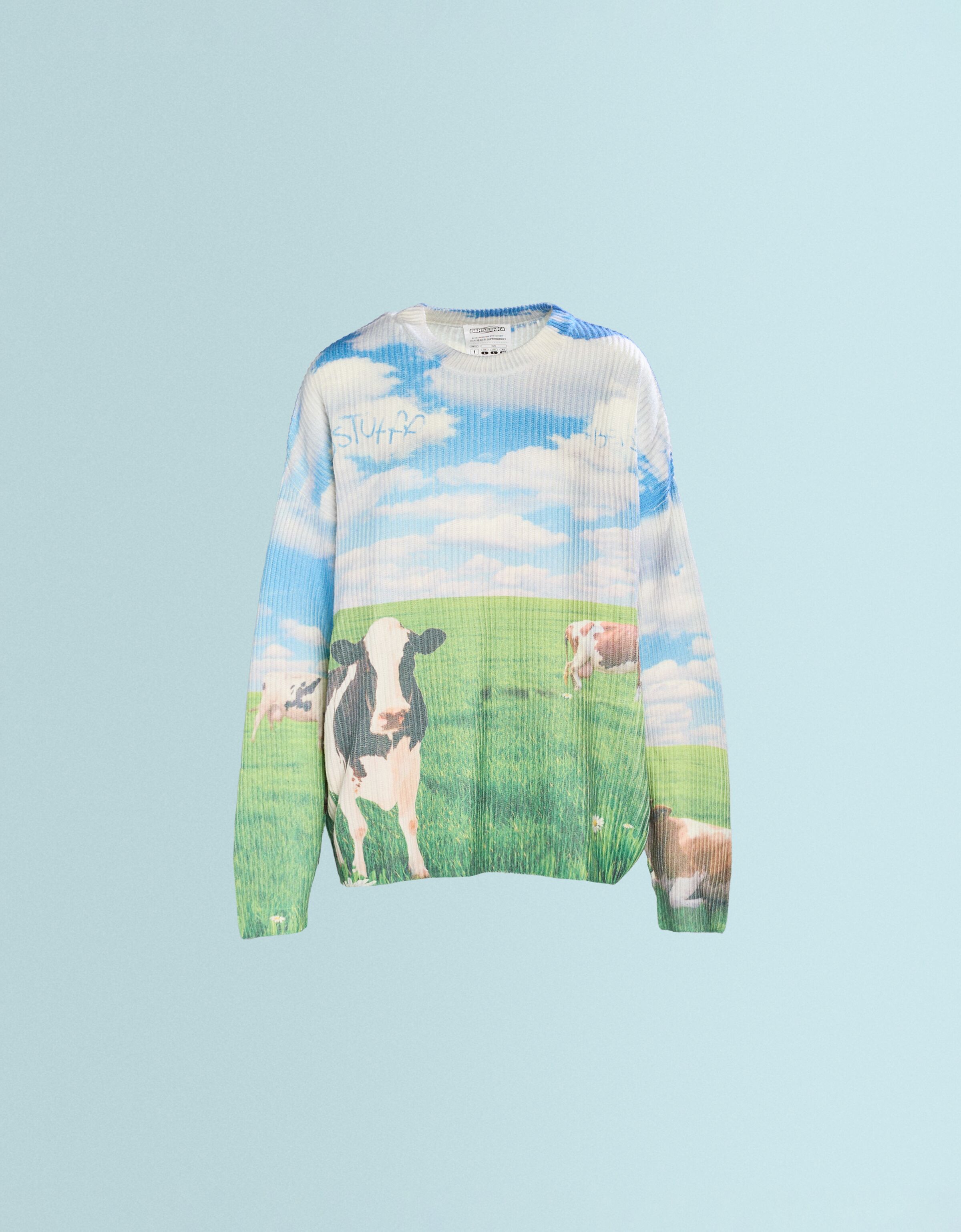 Jersey SSSTUFFF X BERSHKA print paisaje