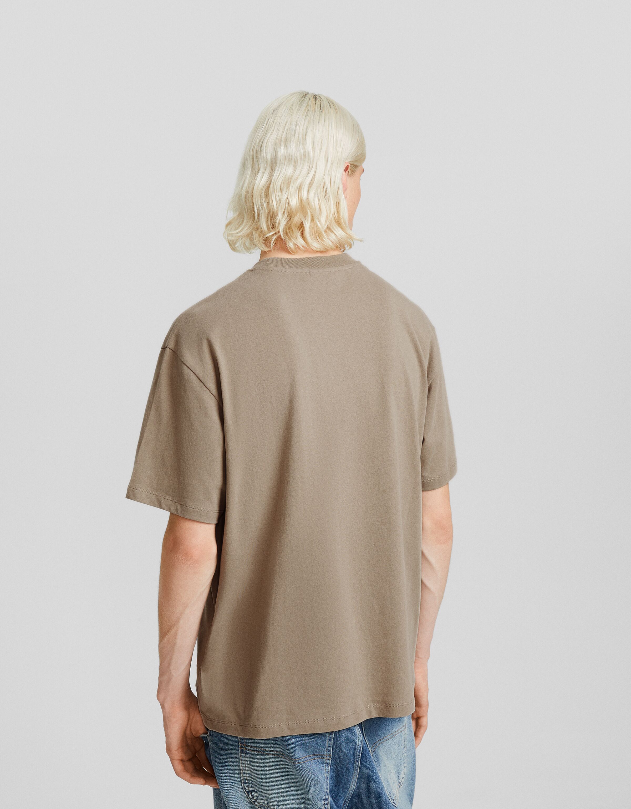 Camiseta manga corta boxy fit print London