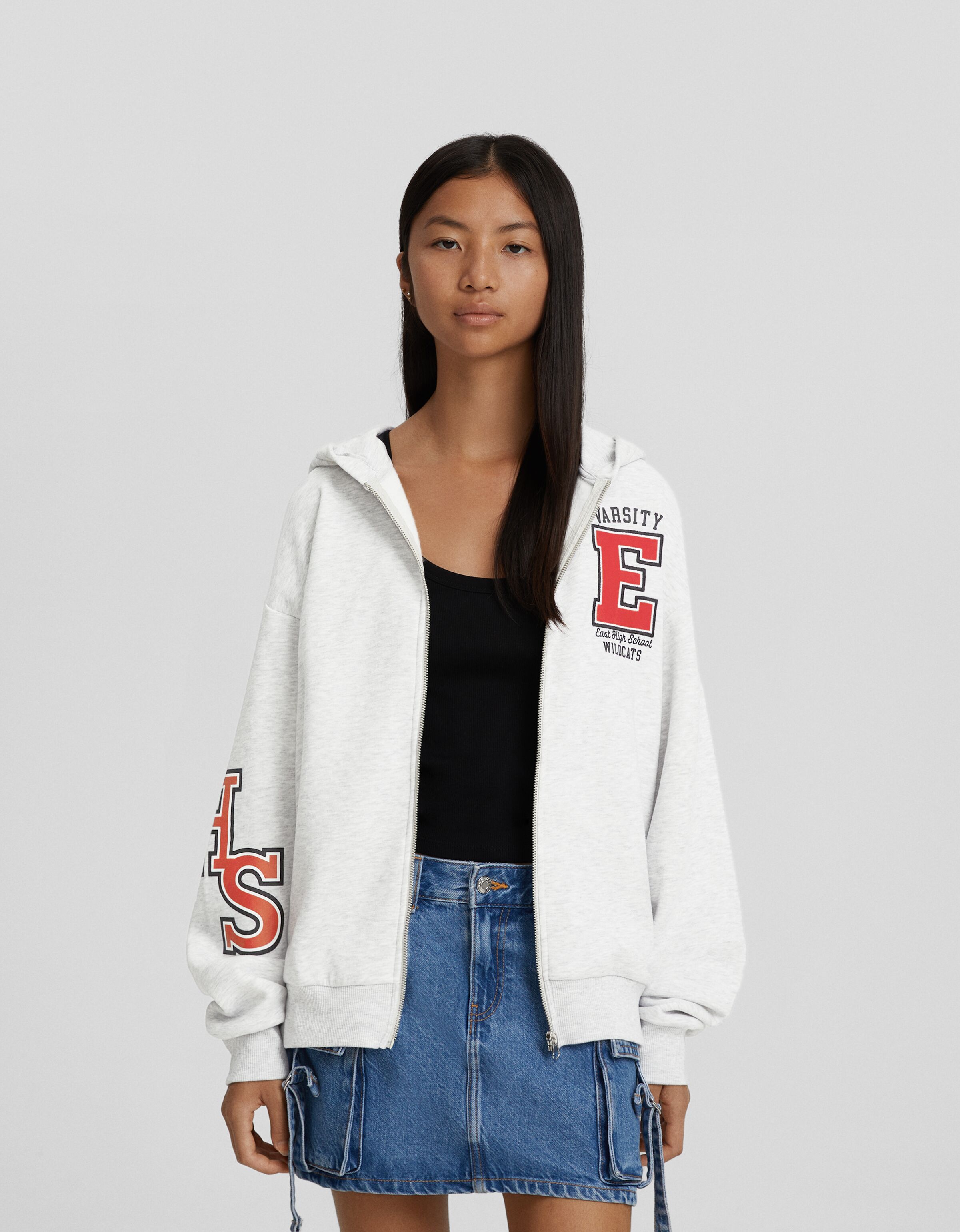 Sudadera High School Musical cremallera capucha print