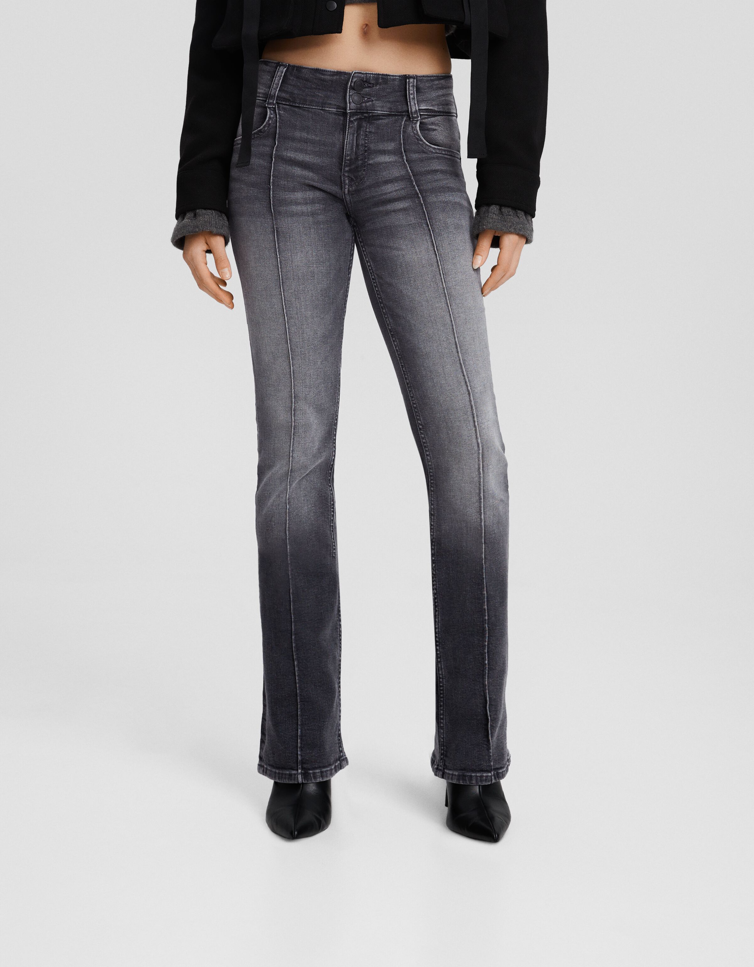 Jeans bootcut low waist