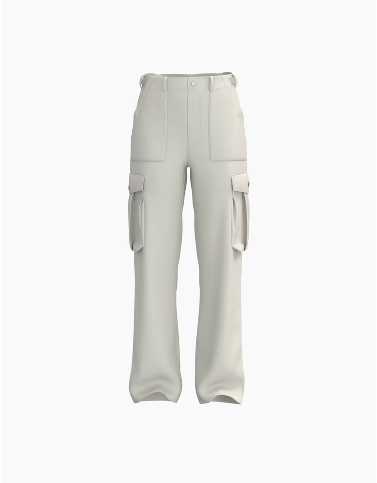 Pantalón straight cargo ajustable