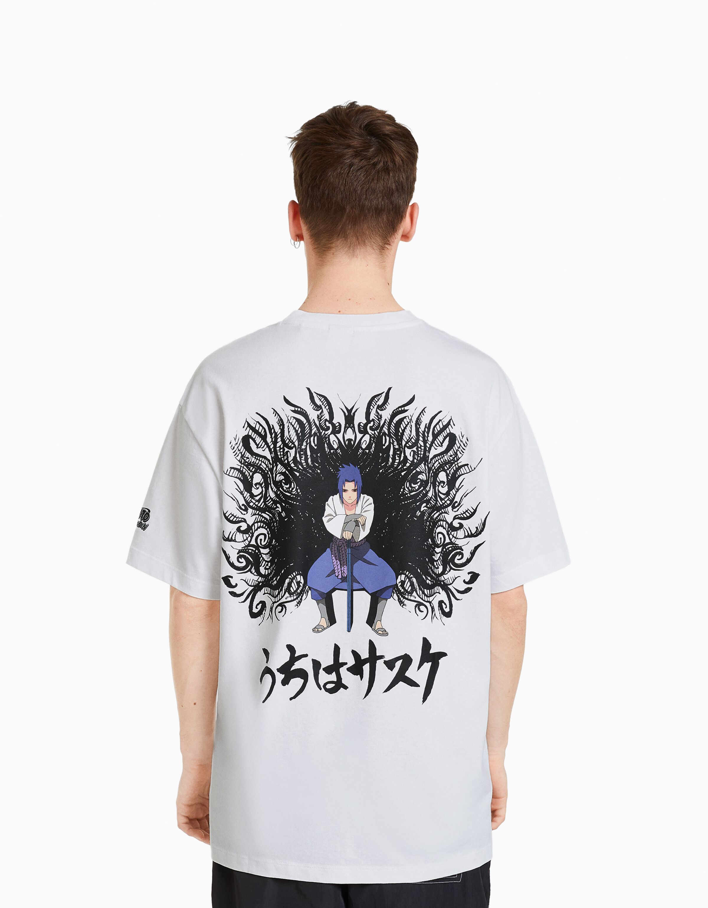 Camiseta Naruto manga corta boxy fit print