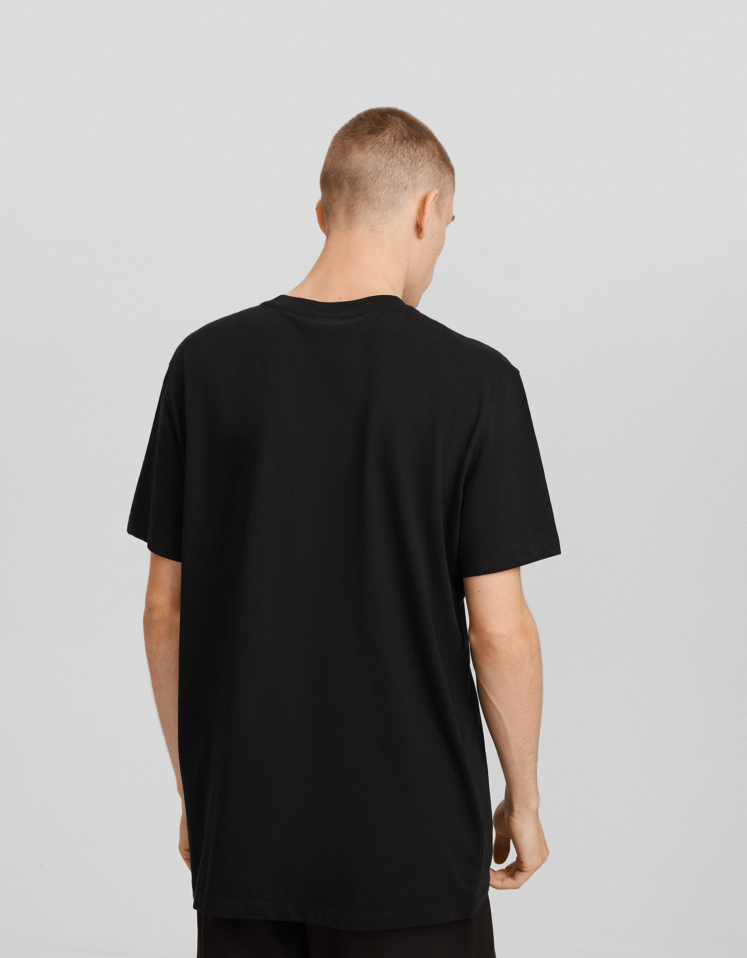 Camiseta manga corta print floral