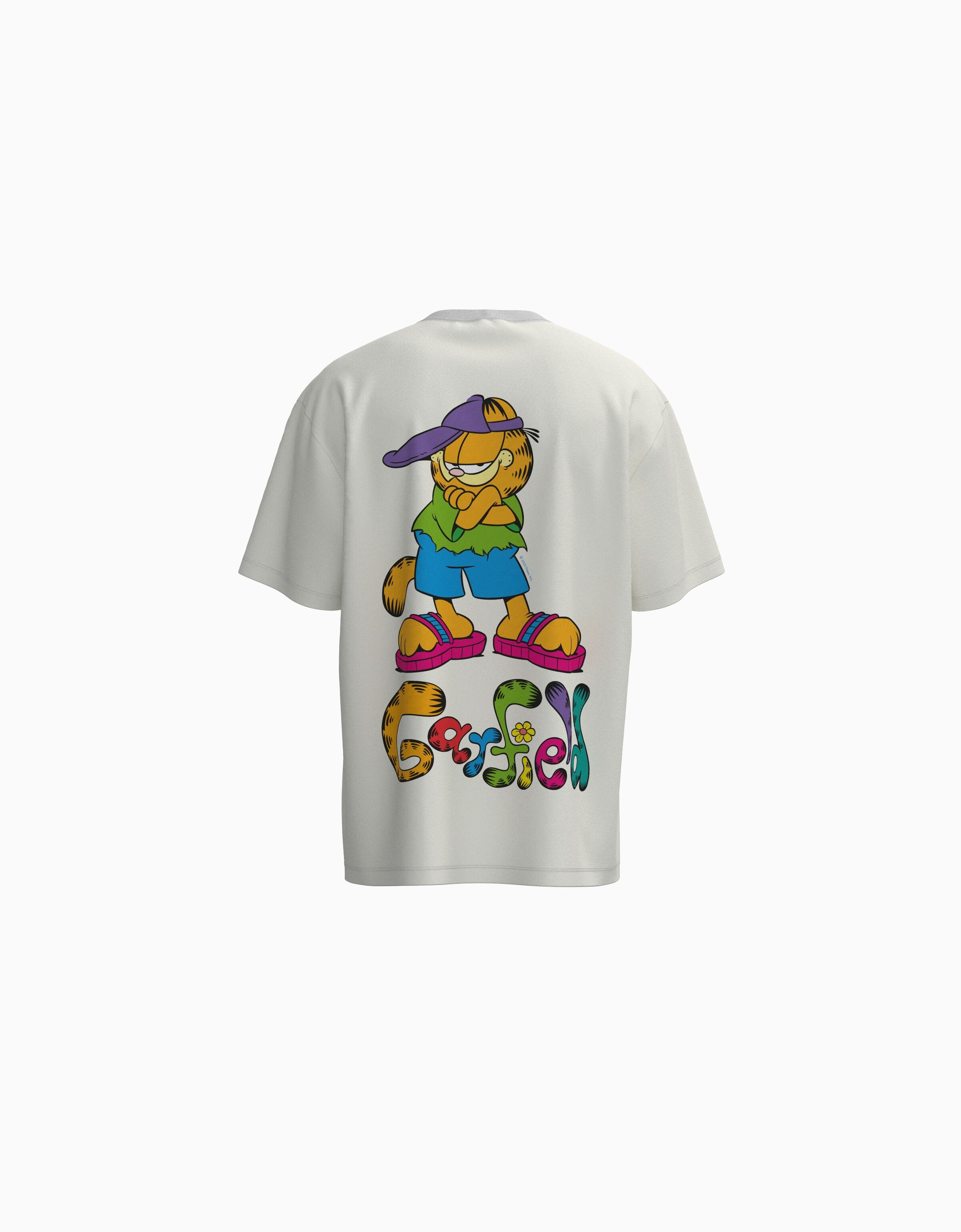 Camiseta Garfield manga corta boxy fit print