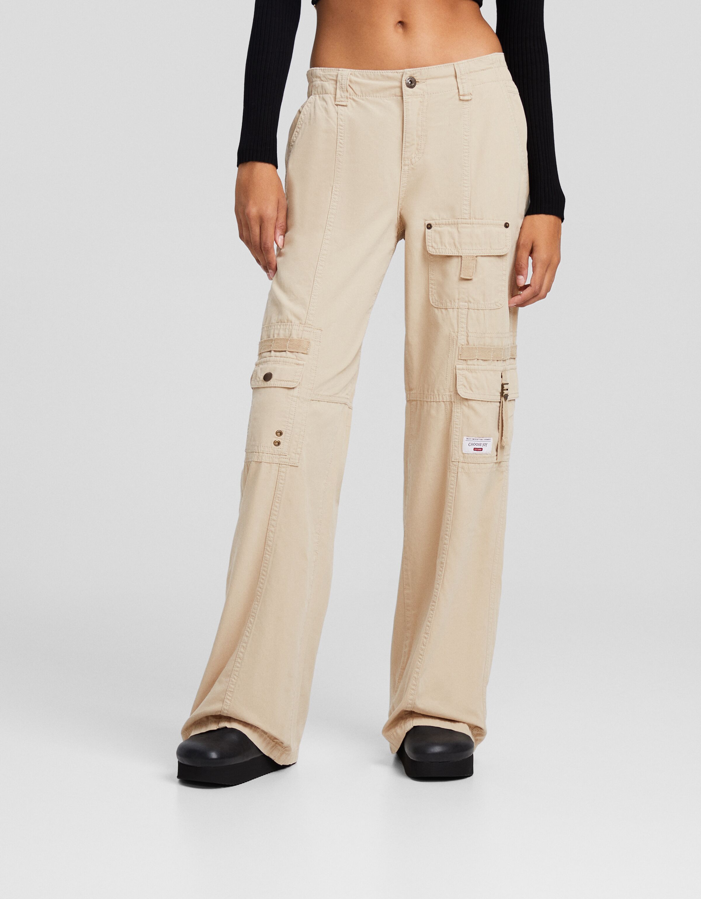 Pantalón cargo algodón