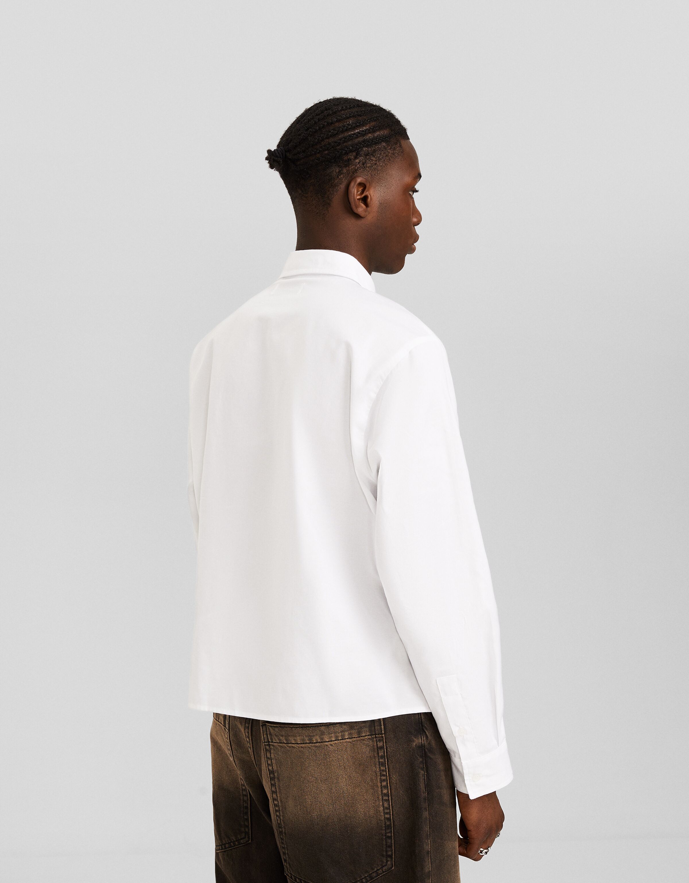 Camisa manga larga oxford