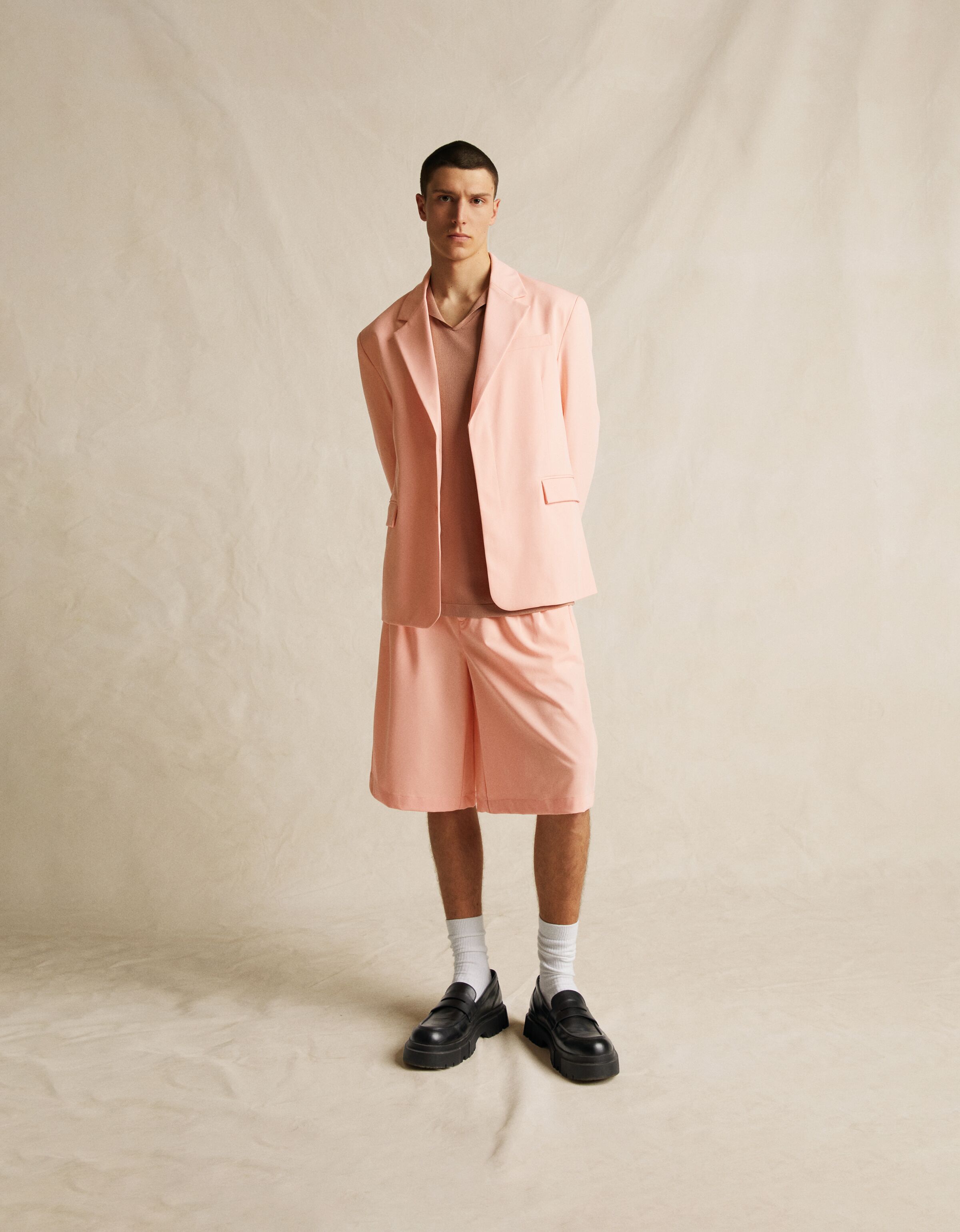 Mocasín suela track hombre