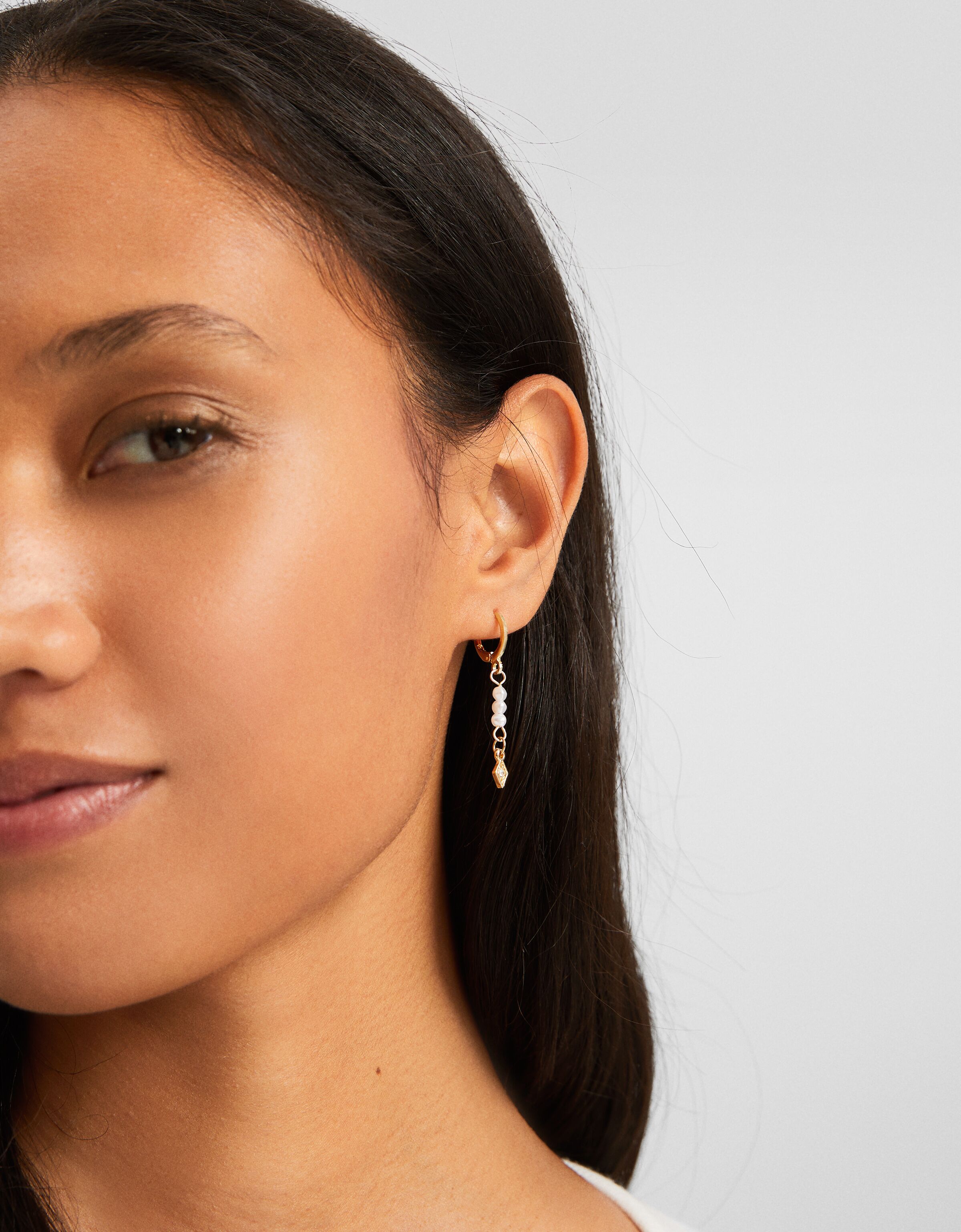 Set 9 pendientes perlas