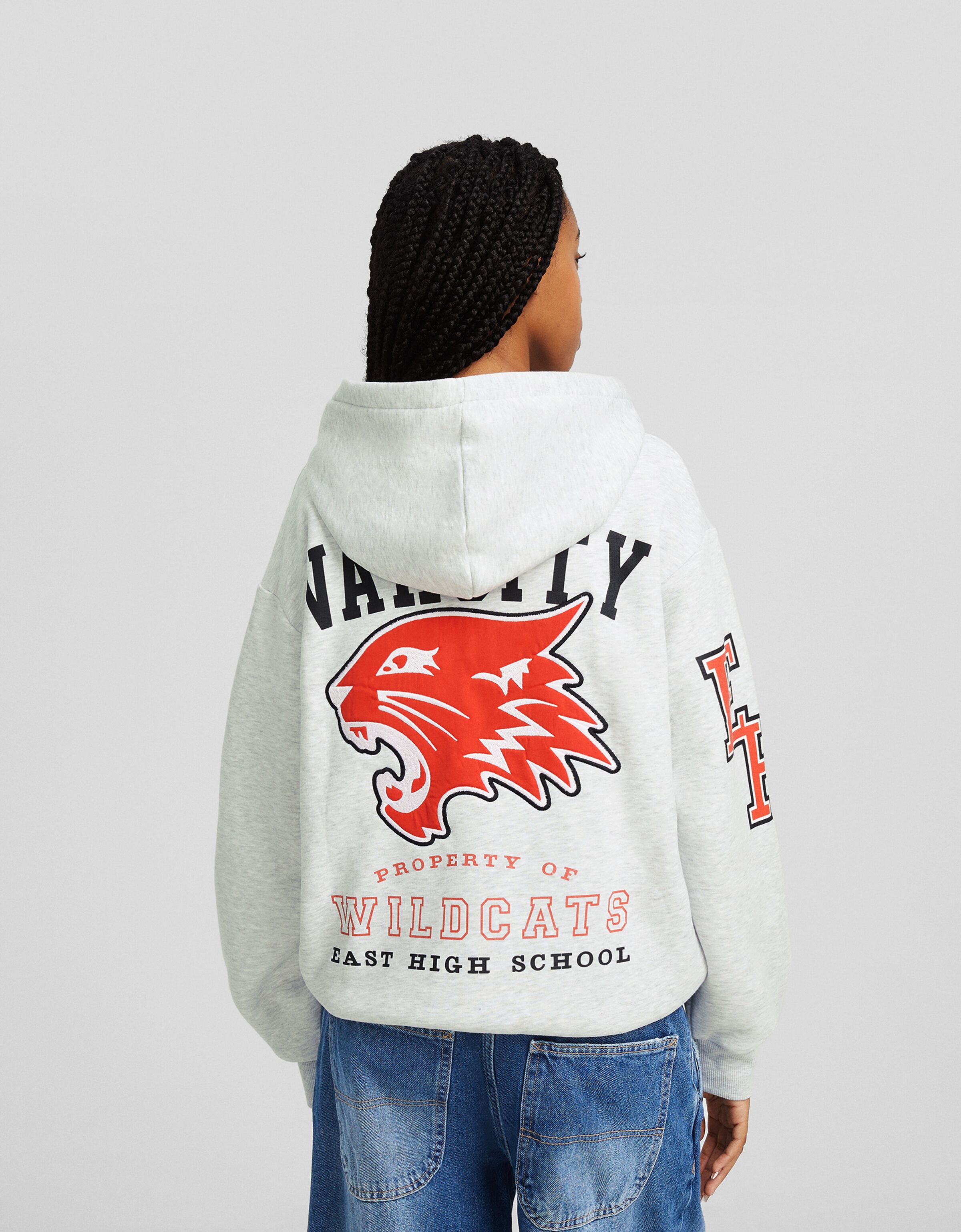 Sudadera High School Musical cremallera capucha print