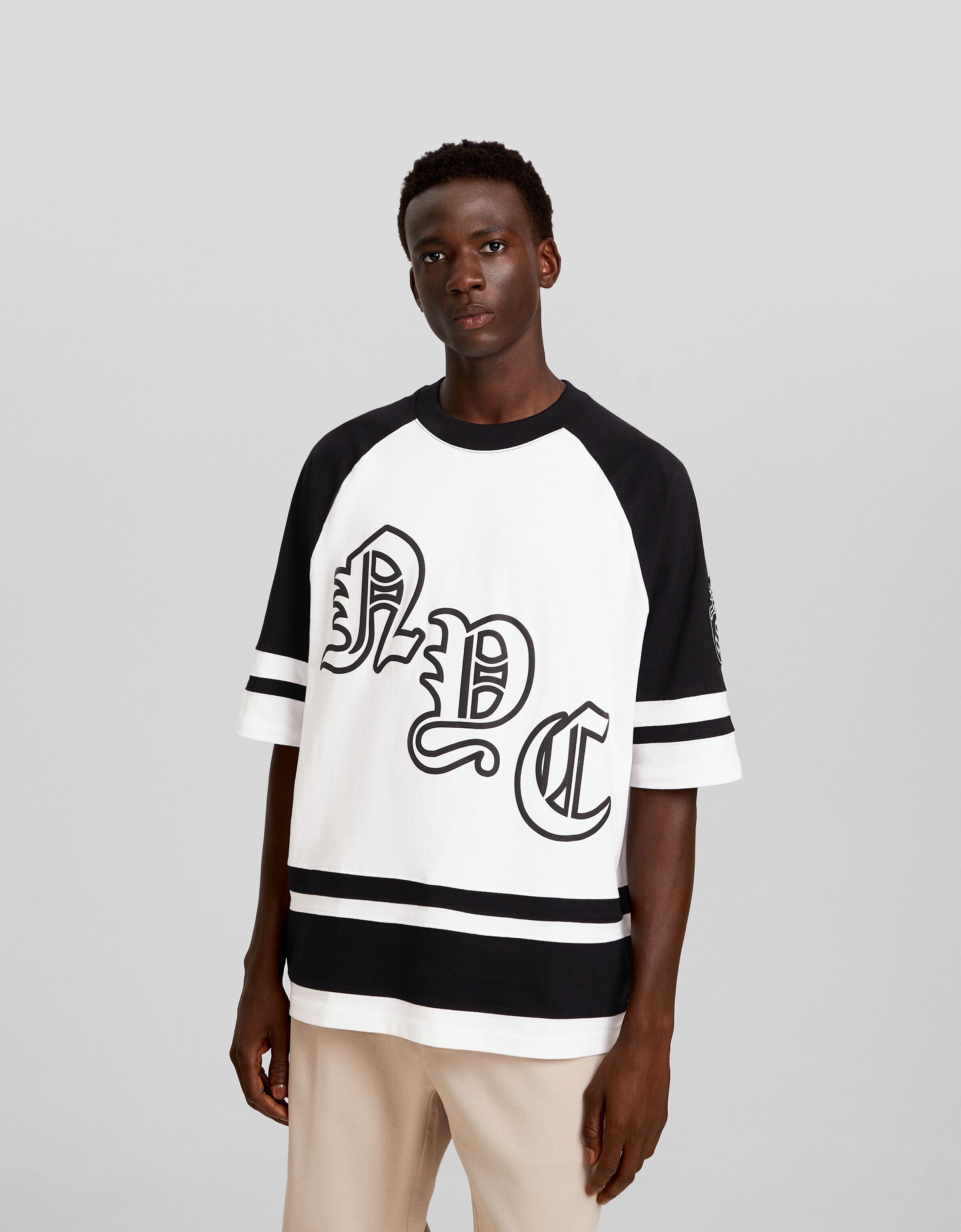 Camiseta manga 3/4 oversize print