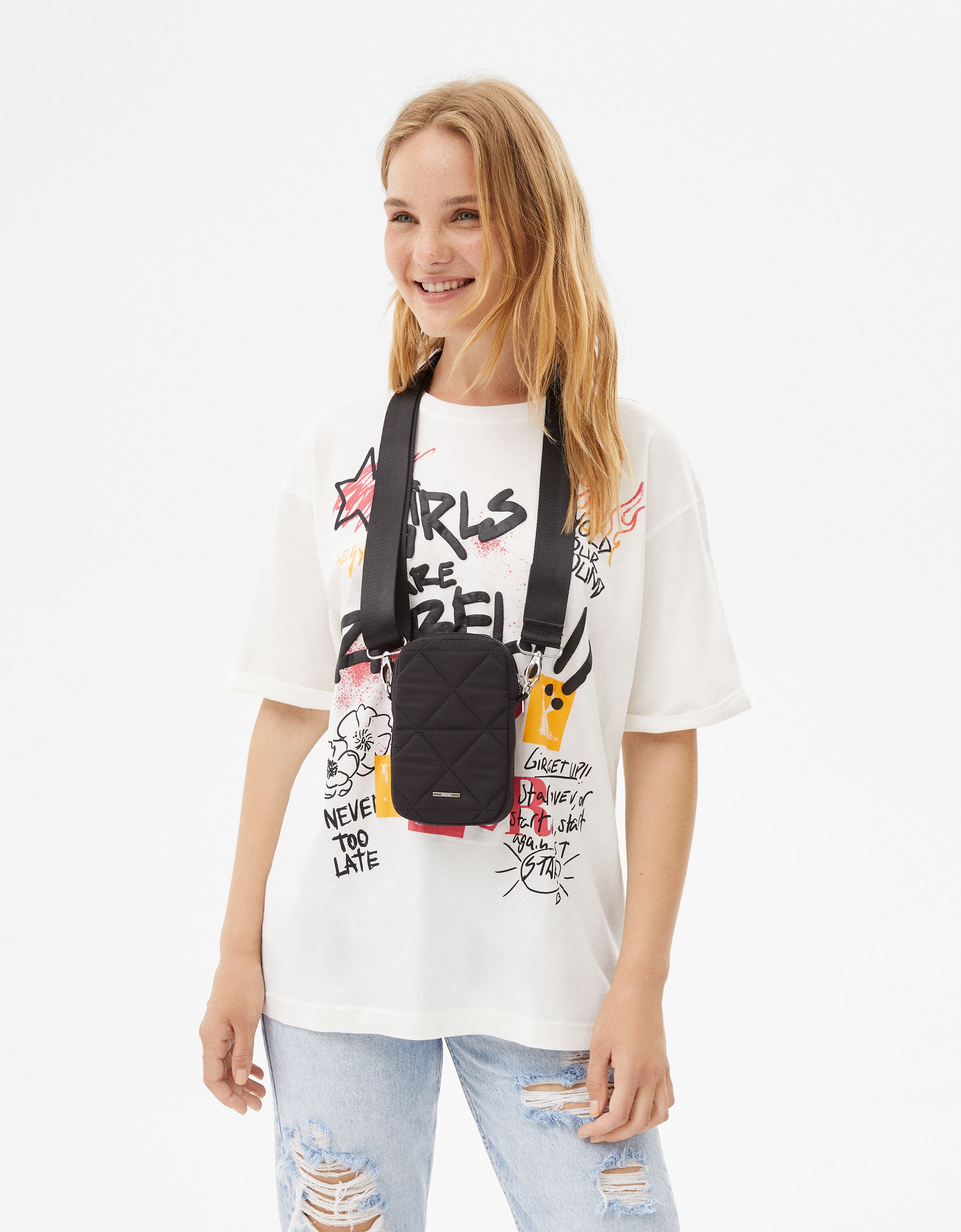 Porta teléfono acolchado