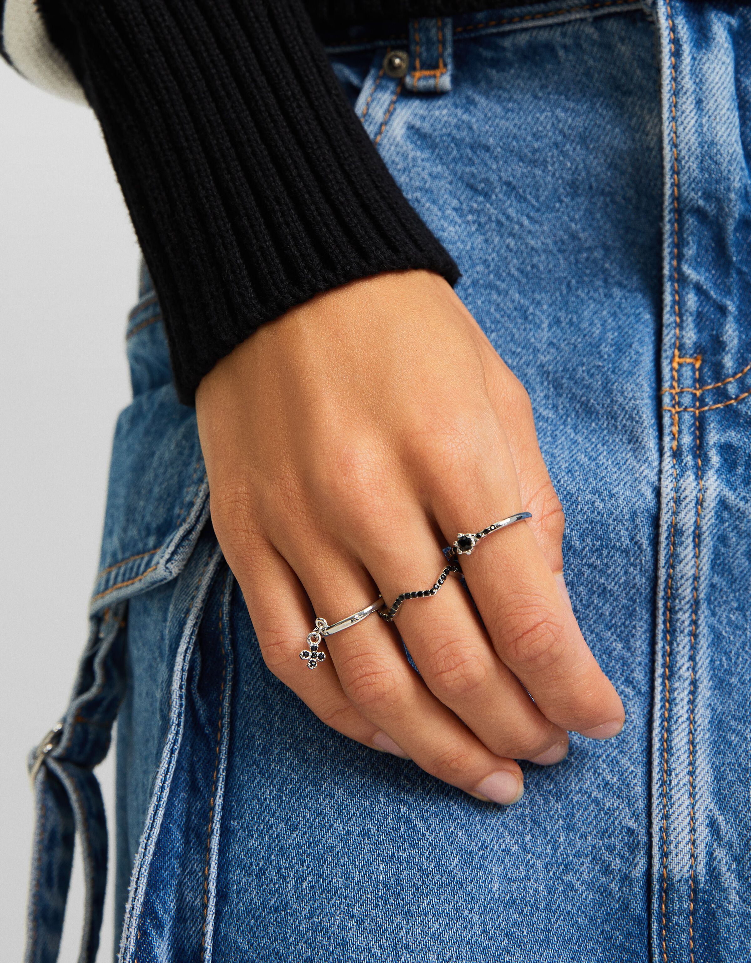 Set 9 anillos esmalte