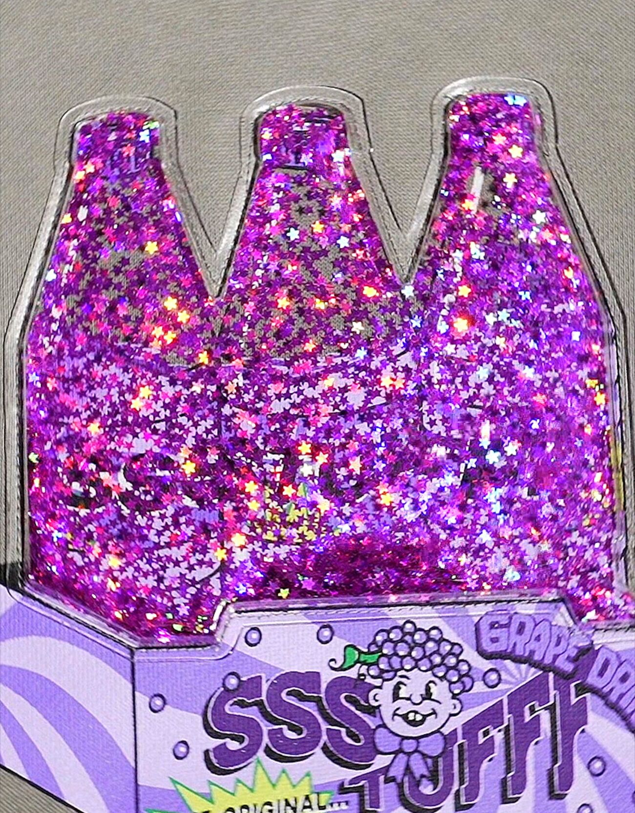 Sudadera SSSTUFFF X BERSHKA capucha print interactivo glitter