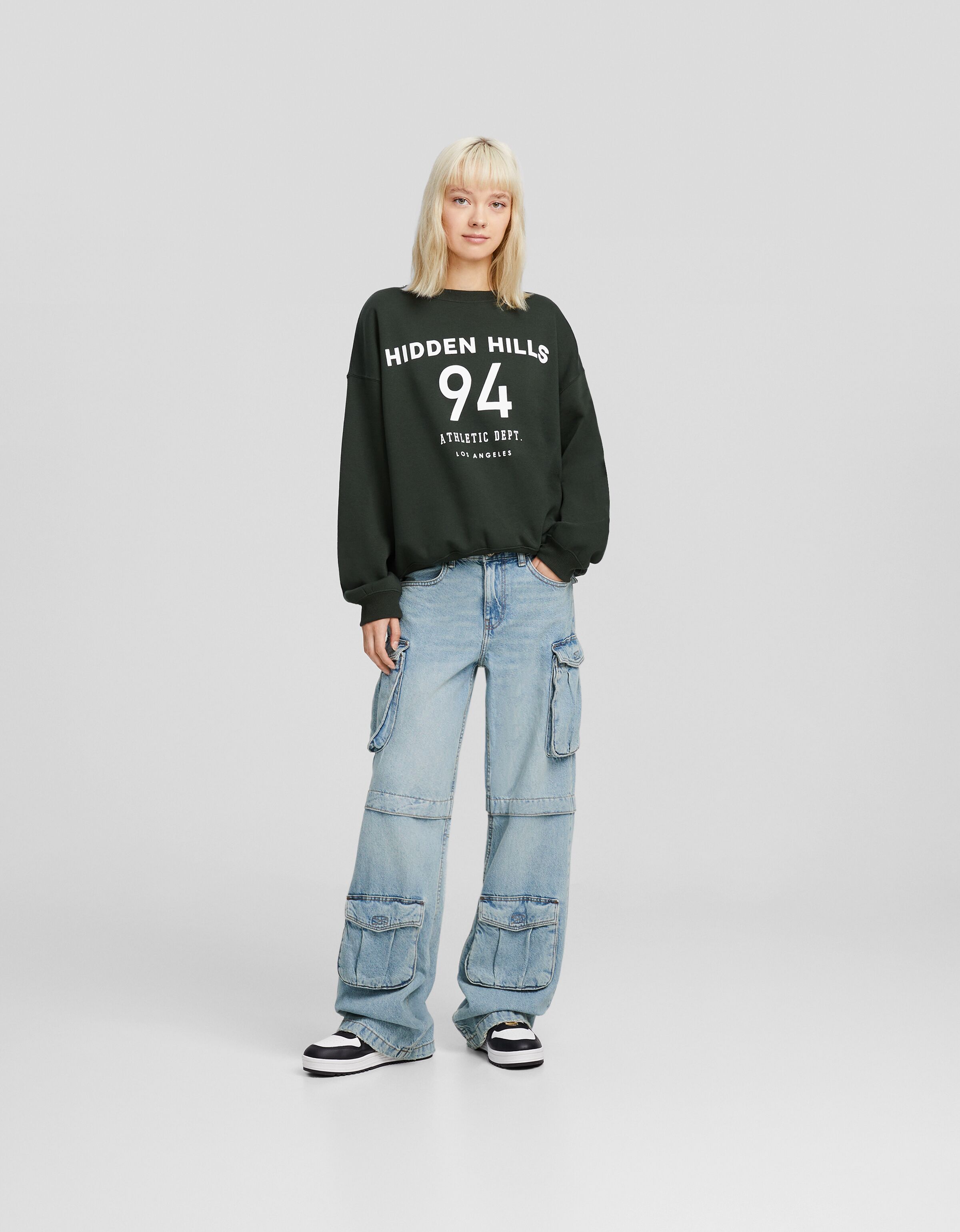 Jeans cargo multipocket