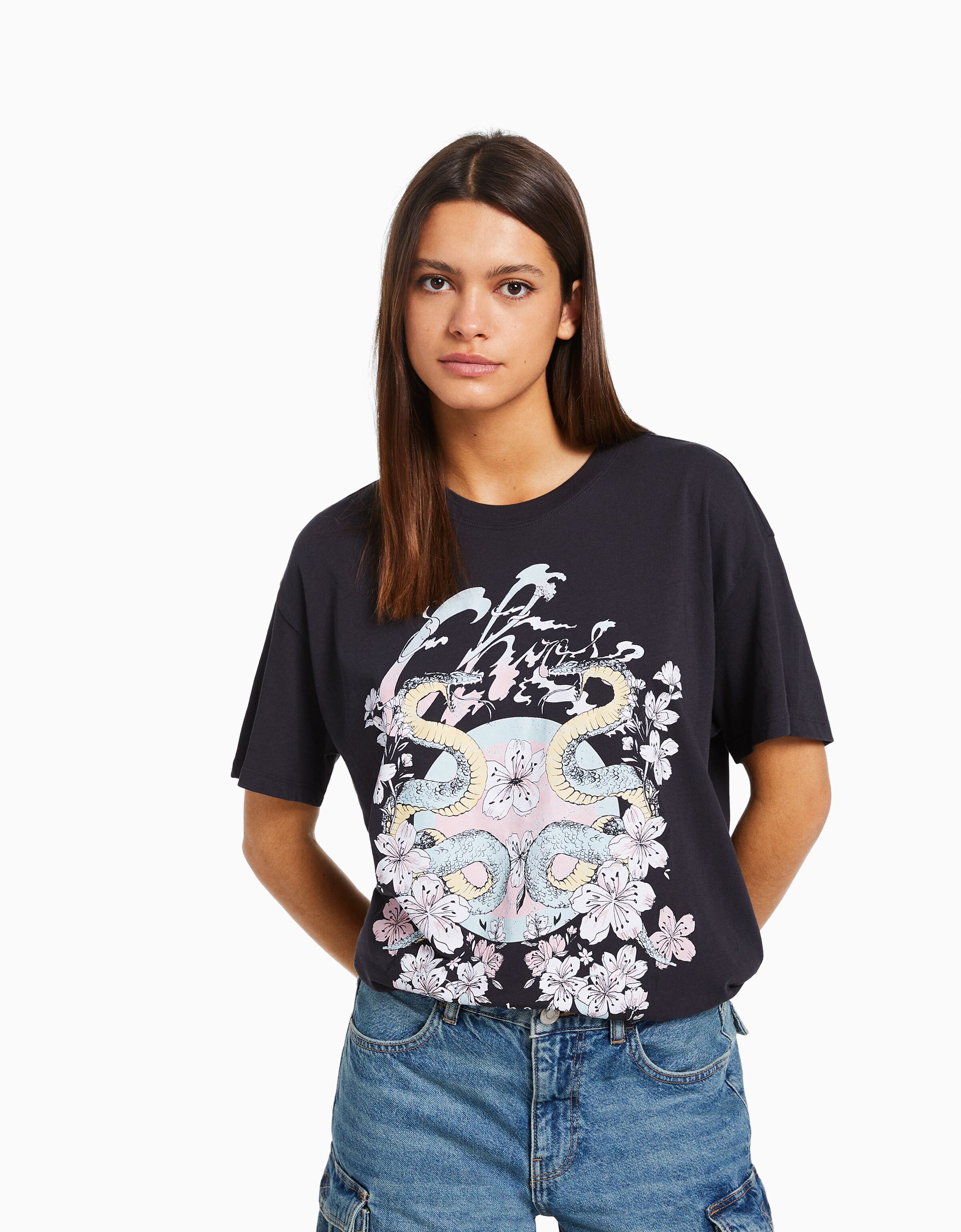 Camiseta manga corta print
