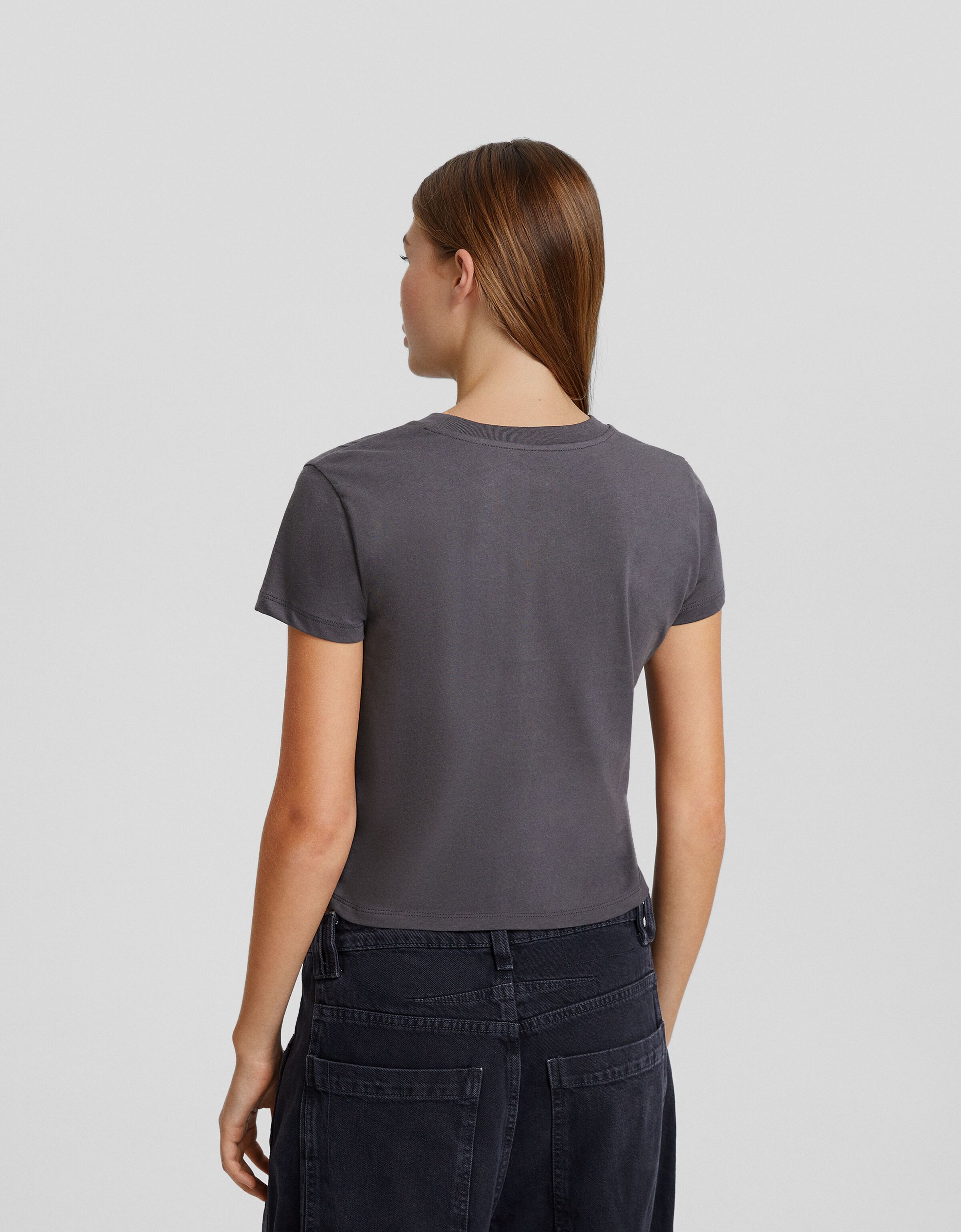 Camiseta manga corta regular fit print