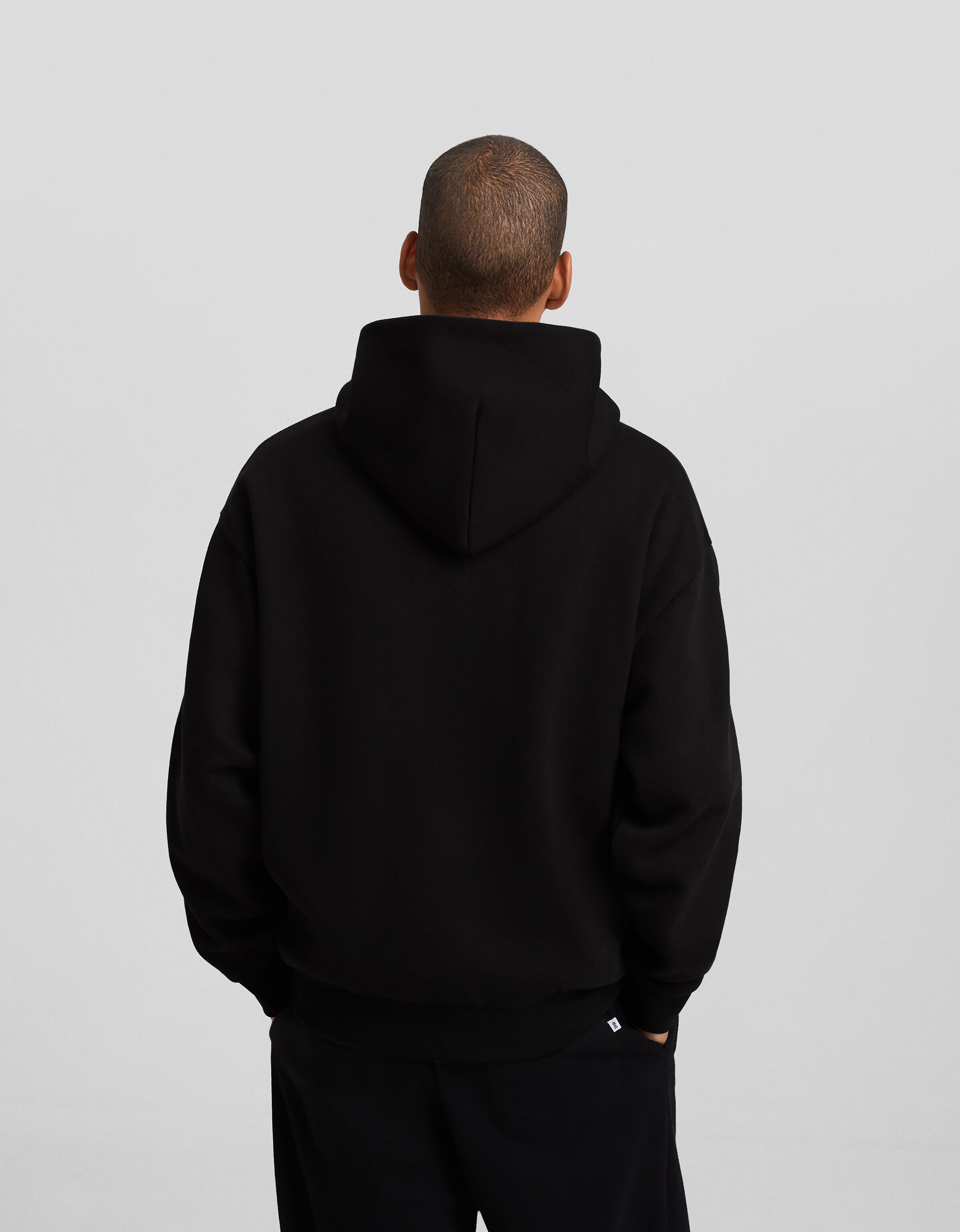 Sudadera capucha boxy fit