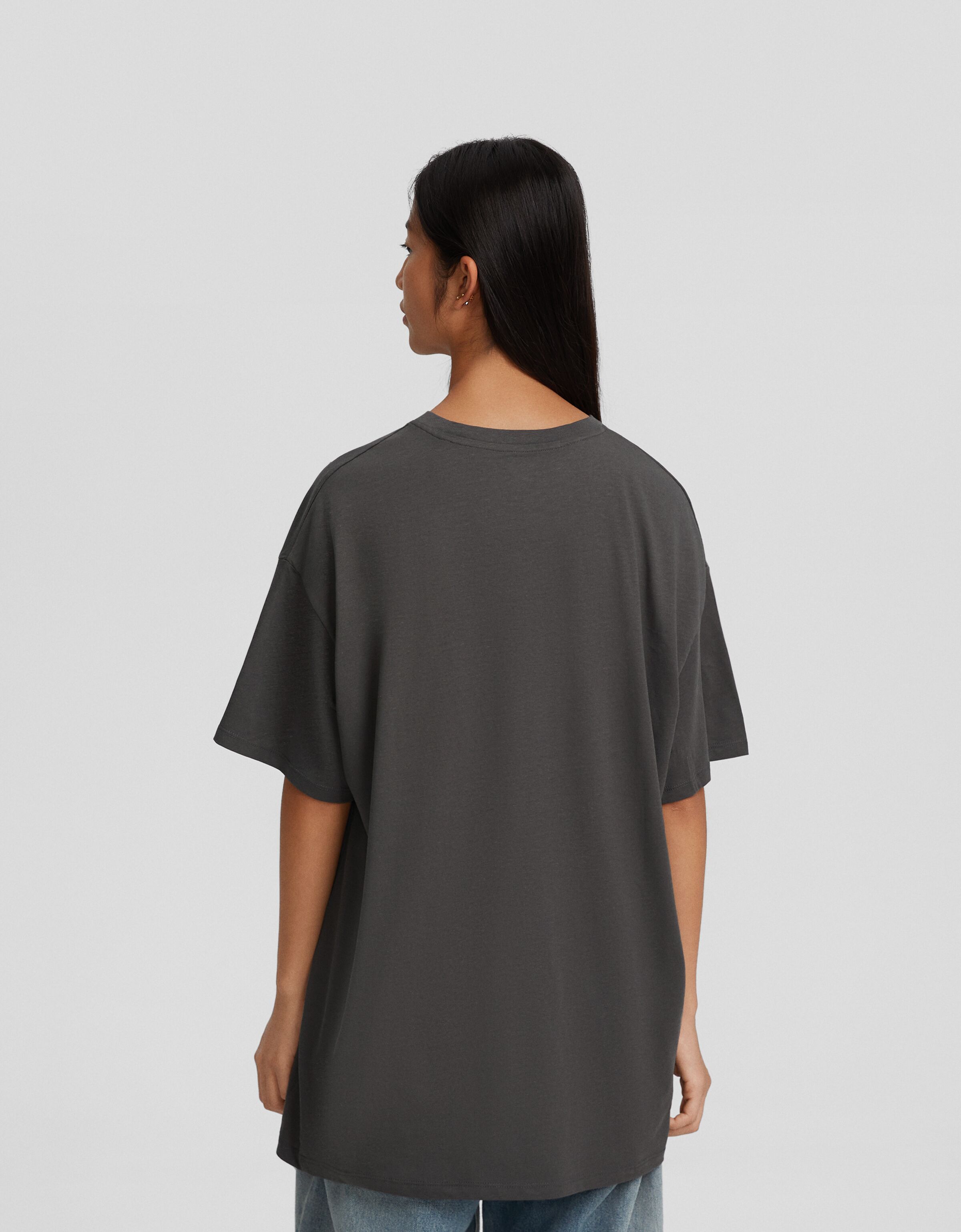 Camiseta Kuromi manga corta oversize print