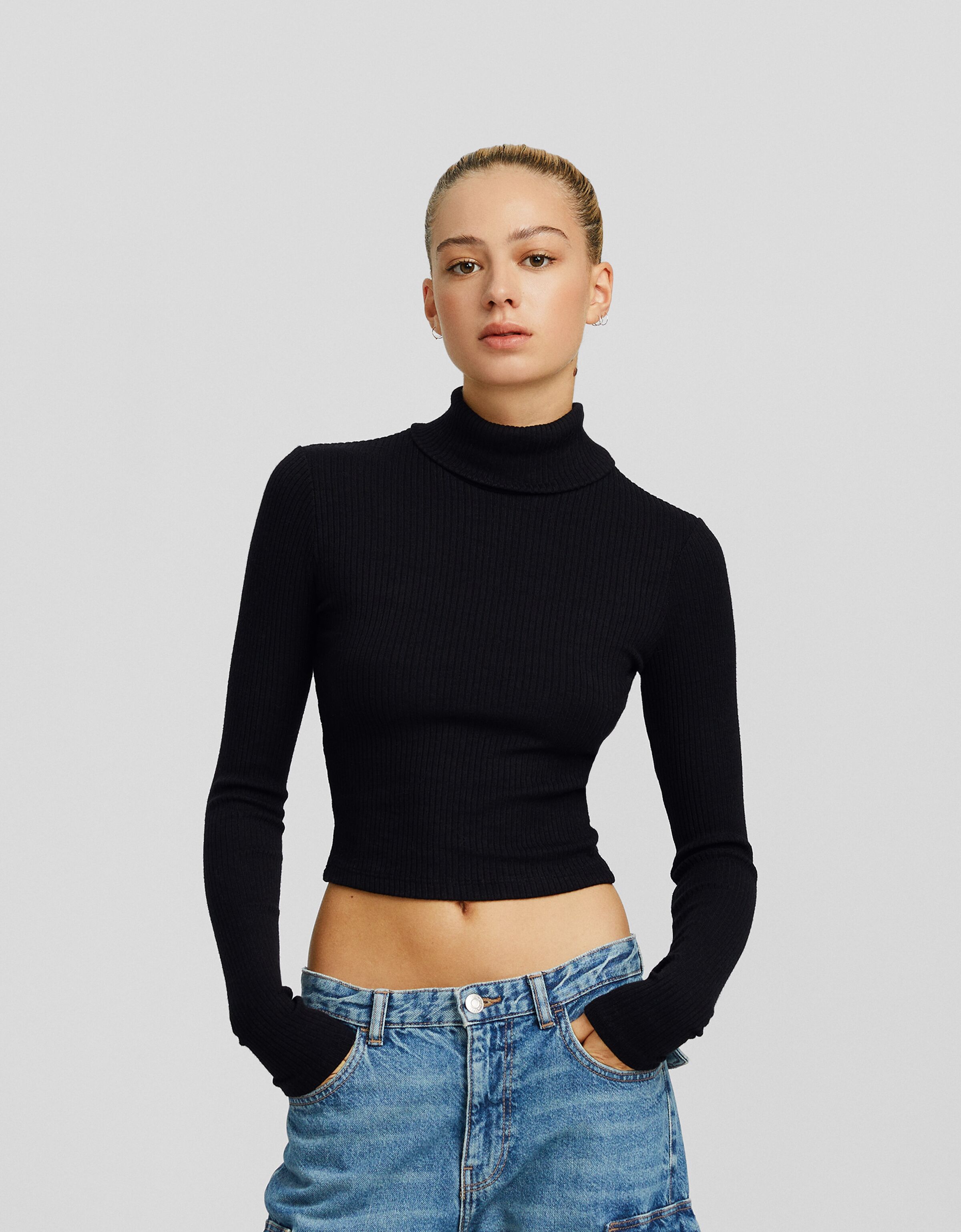 Jersey cuello subido