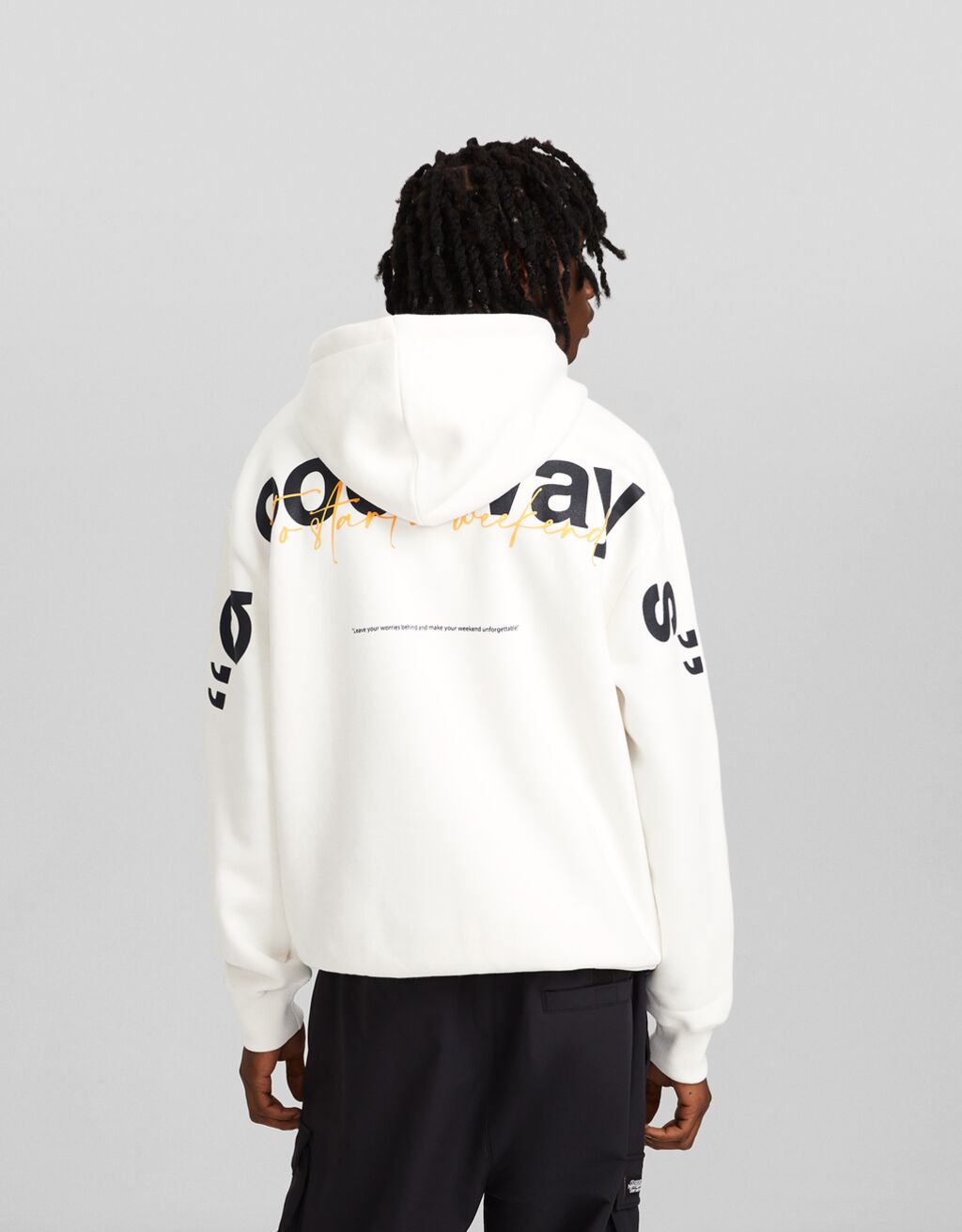 Sudadera capucha print