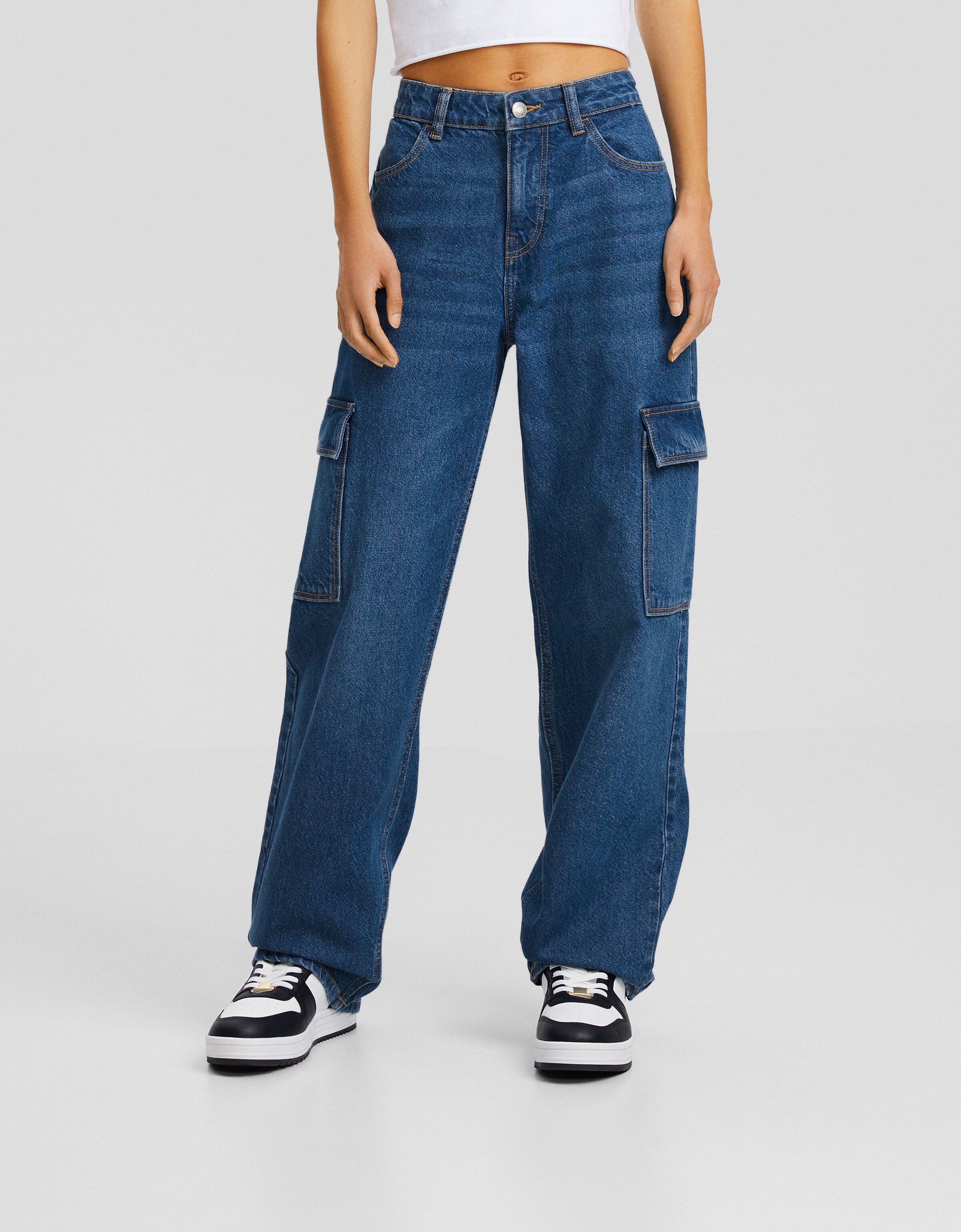 Jeans straight cargo