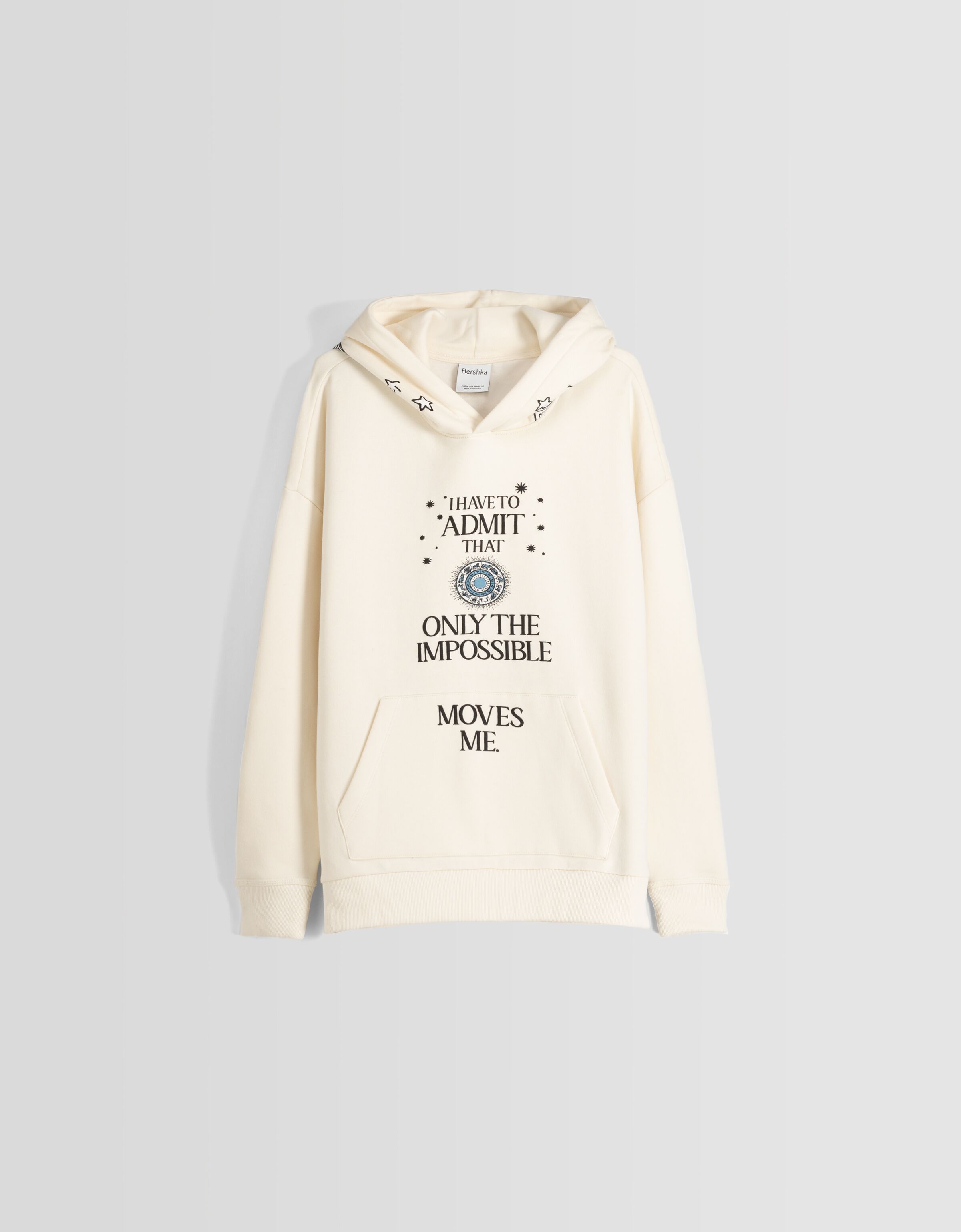 Sudadera capucha print